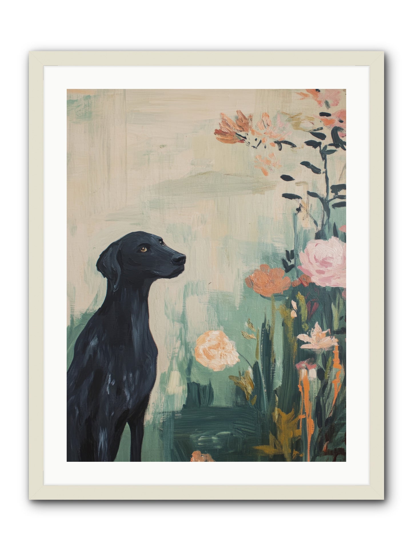 Hunter of Stars -- Framed Print - White 24x32