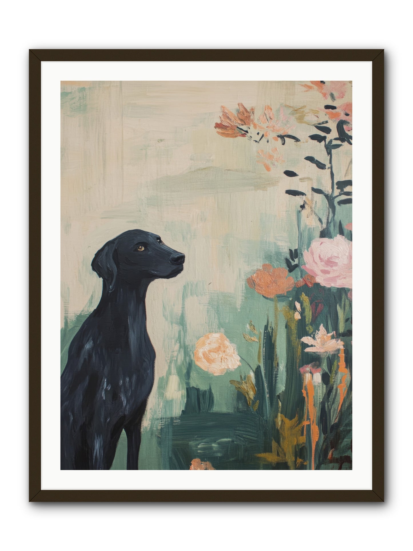 Hunter of Stars -- Framed Print - Black 30x40