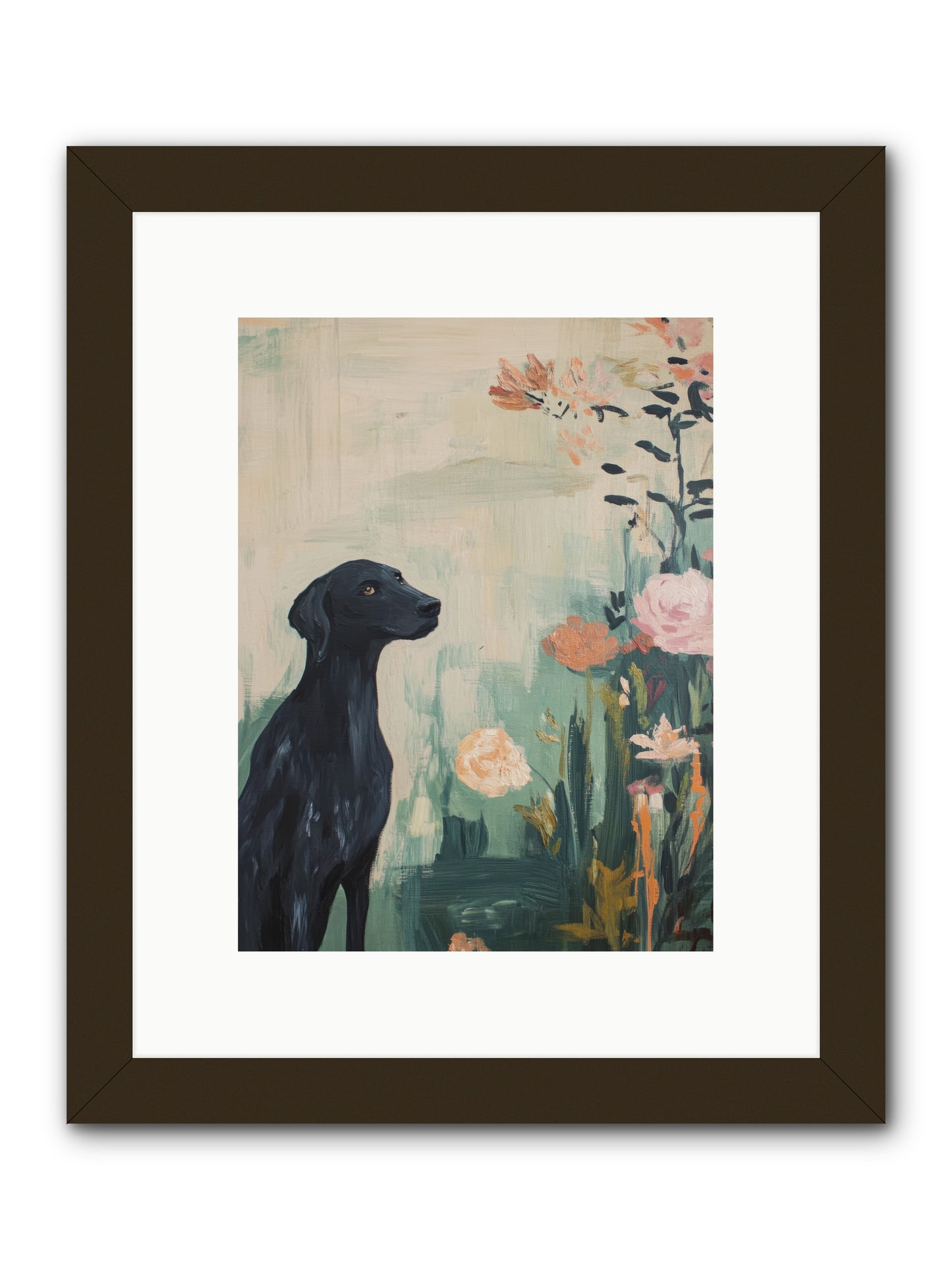 Hunter of Stars -- Framed Print - Black 9x12