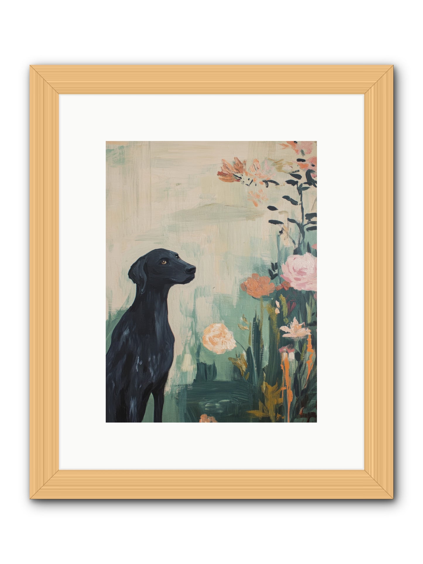 Hunter of Stars -- Framed Print - Natural 9x12