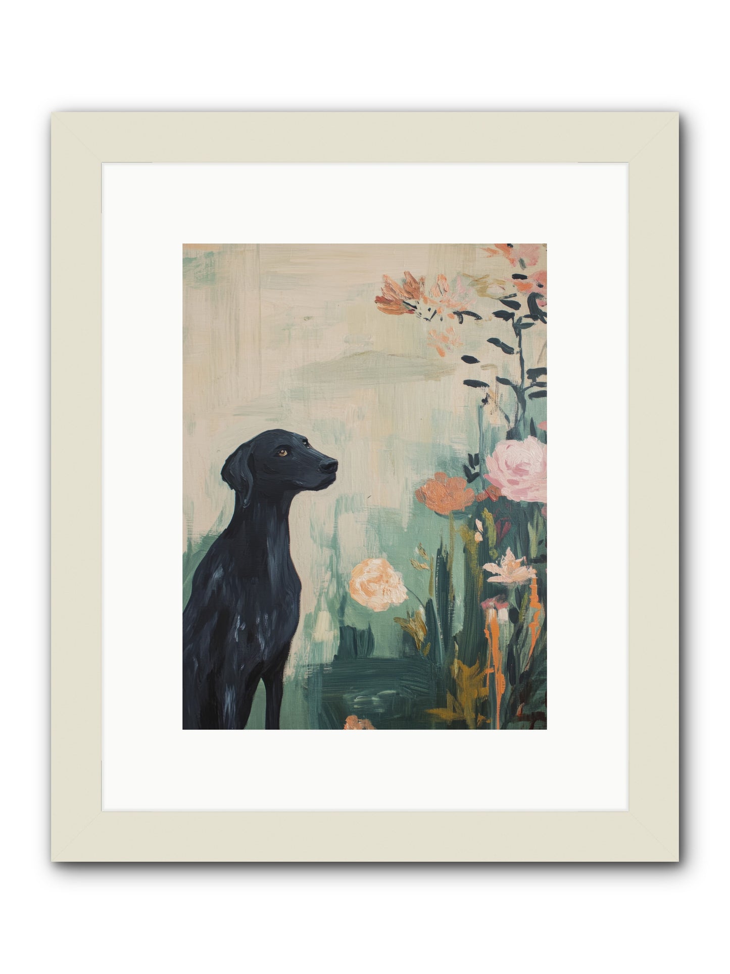 Hunter of Stars -- Framed Print - White 9x12