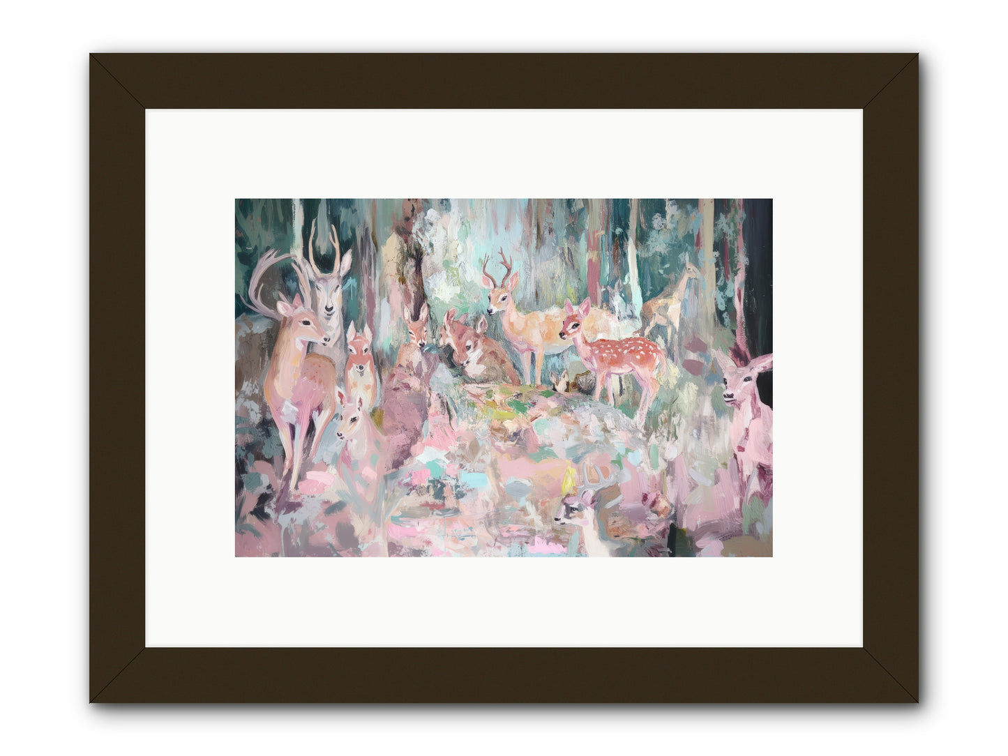 Huntington Glen -- Framed Print - Black 12x8