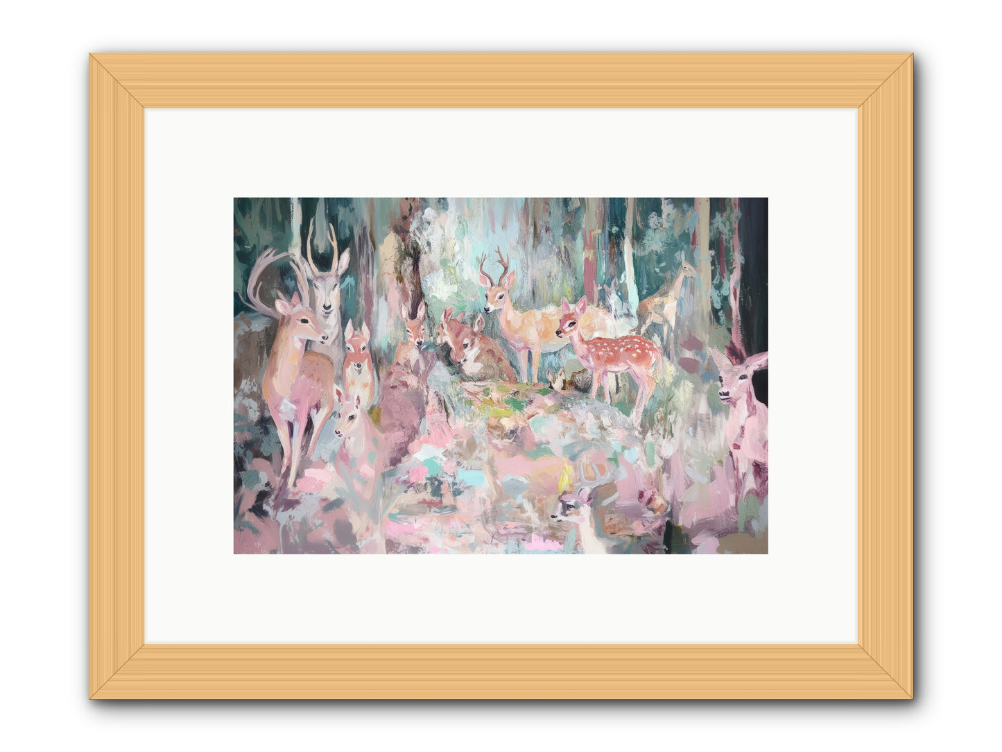 Huntington Glen -- Framed Print - Natural 12x8