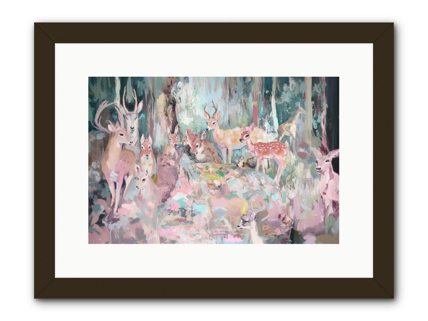 Huntington Glen -- Framed Print - Black 15x10