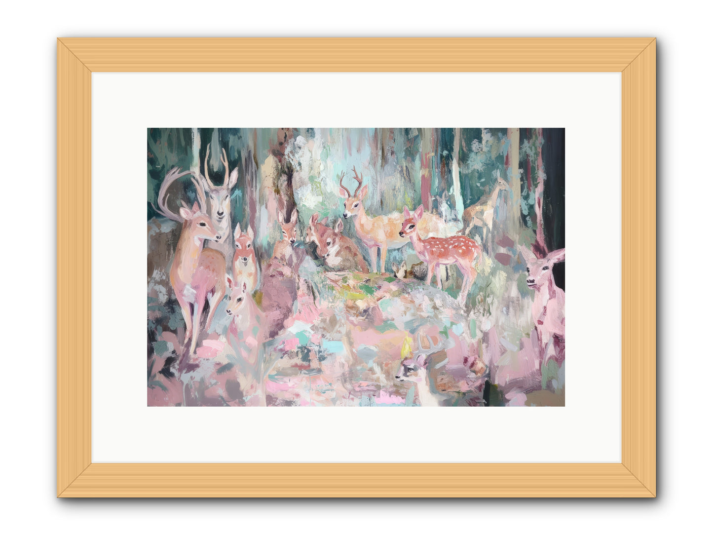 Huntington Glen -- Framed Print - Natural 15x10