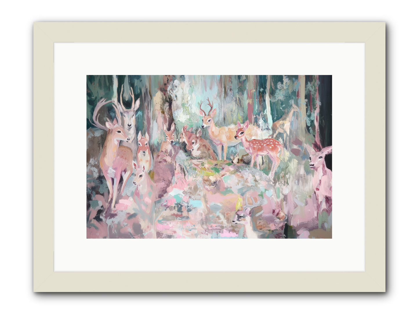 Huntington Glen -- Framed Print - White 15x10