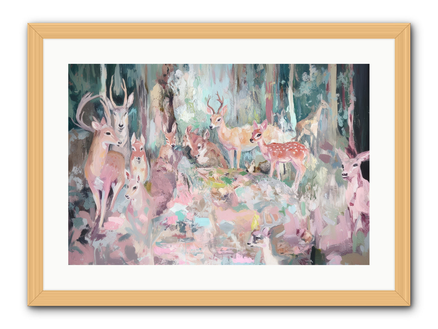 Huntington Glen -- Framed Print - Natural 24x16