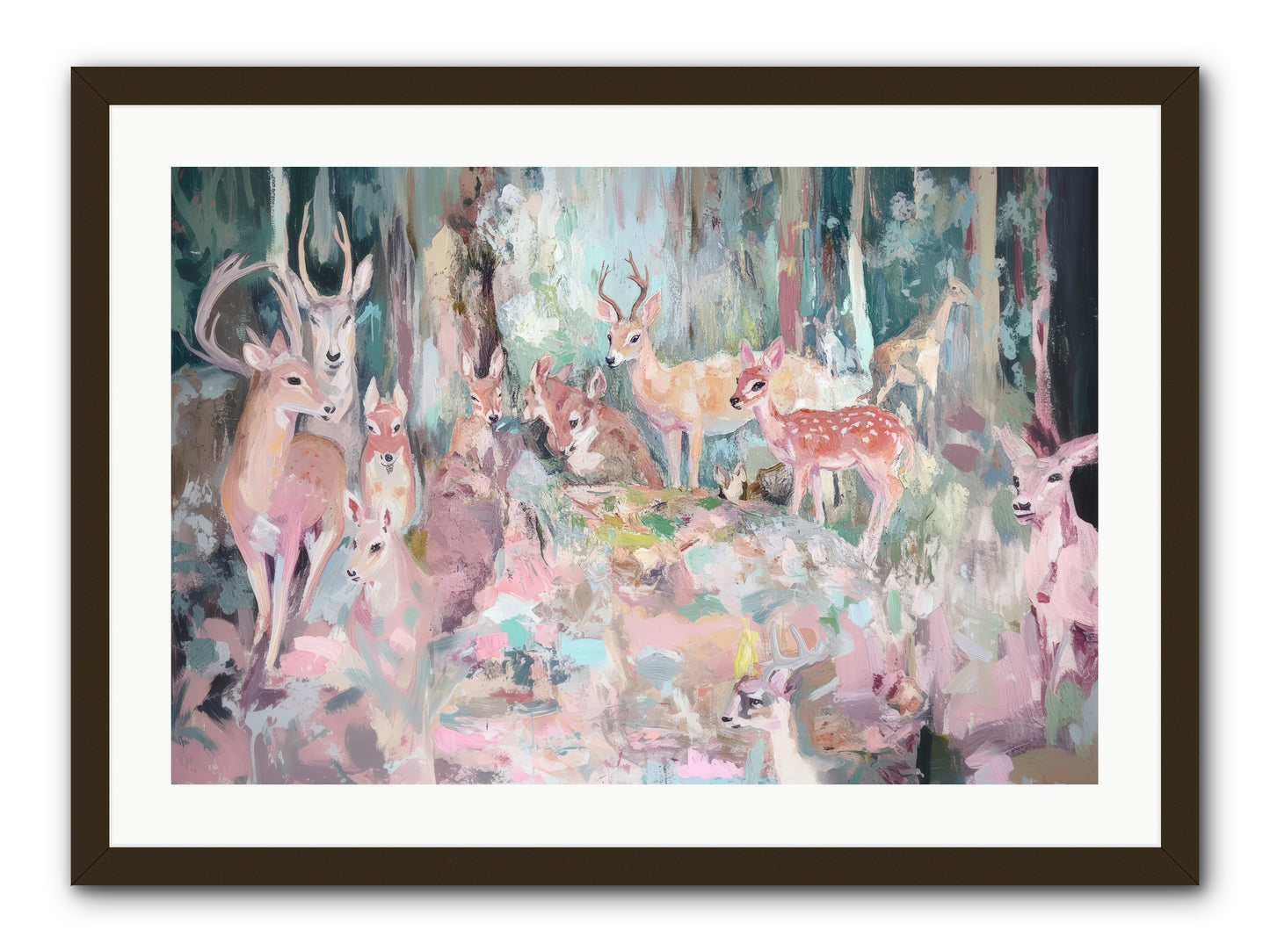 Huntington Glen -- Framed Print - Black 30x20
