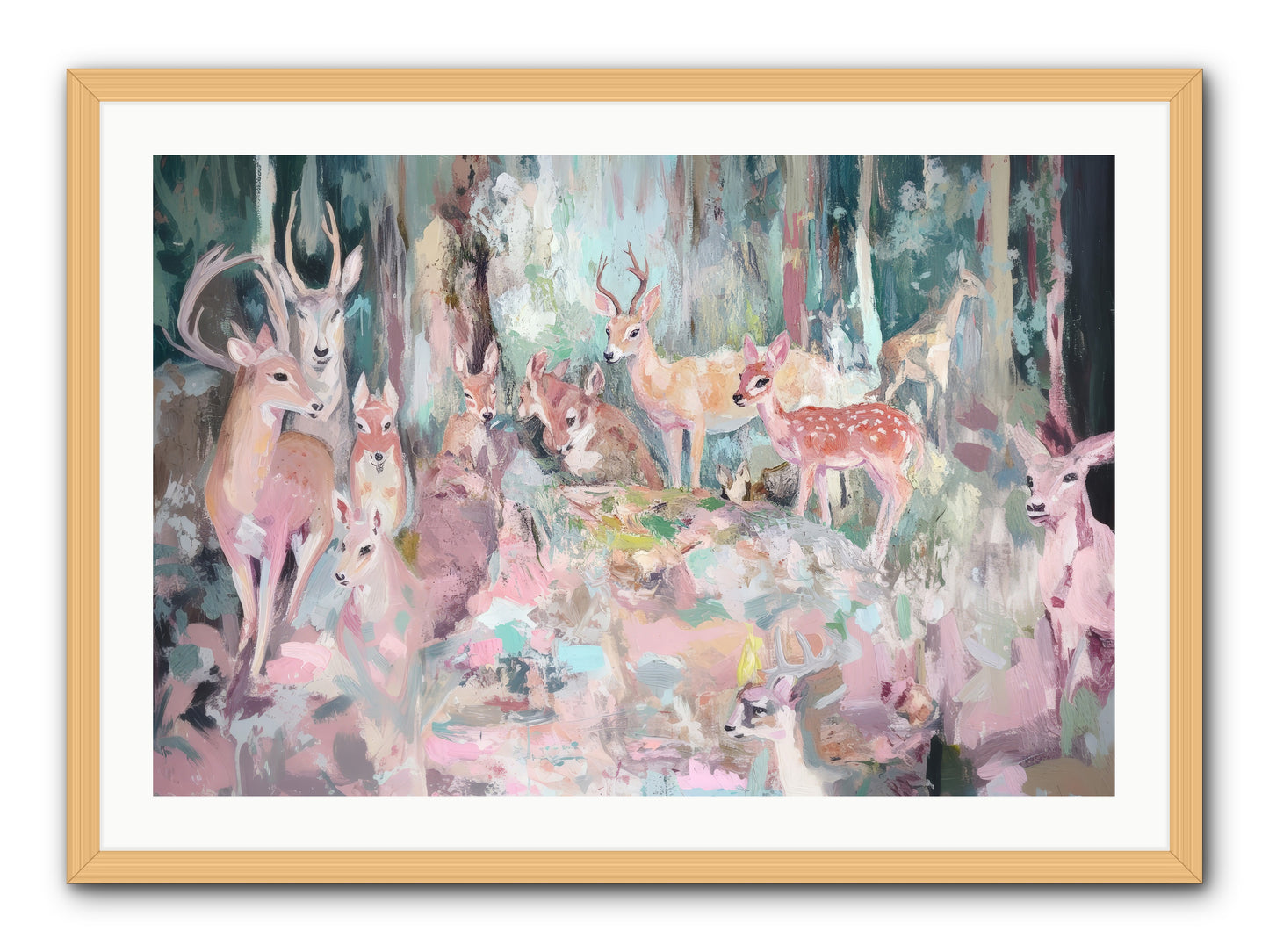 Huntington Glen -- Framed Print - Natural 36x24