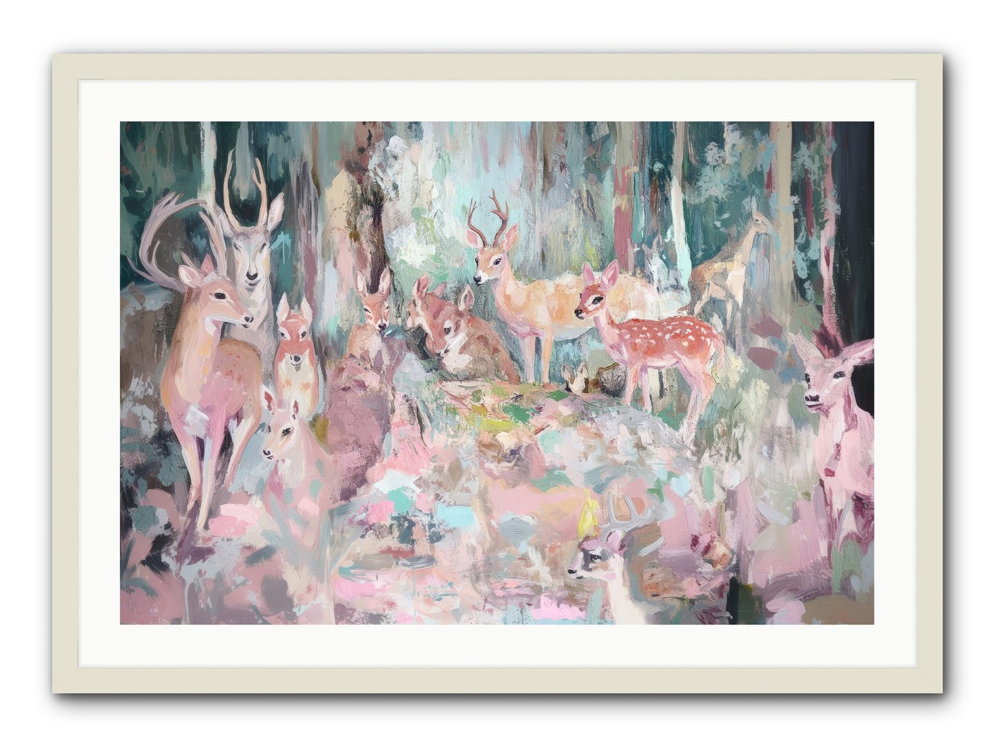 Huntington Glen -- Framed Print - White 36x24