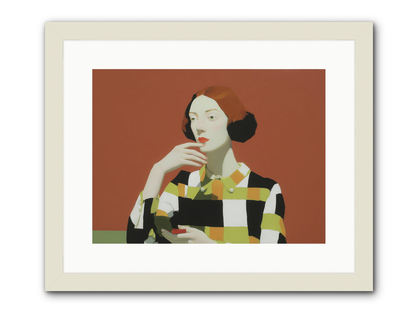 Hush of Dawn -- Framed Print - White 16x12