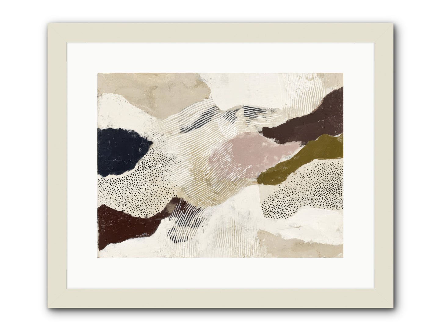Hushed -- Framed Print - White 16x12