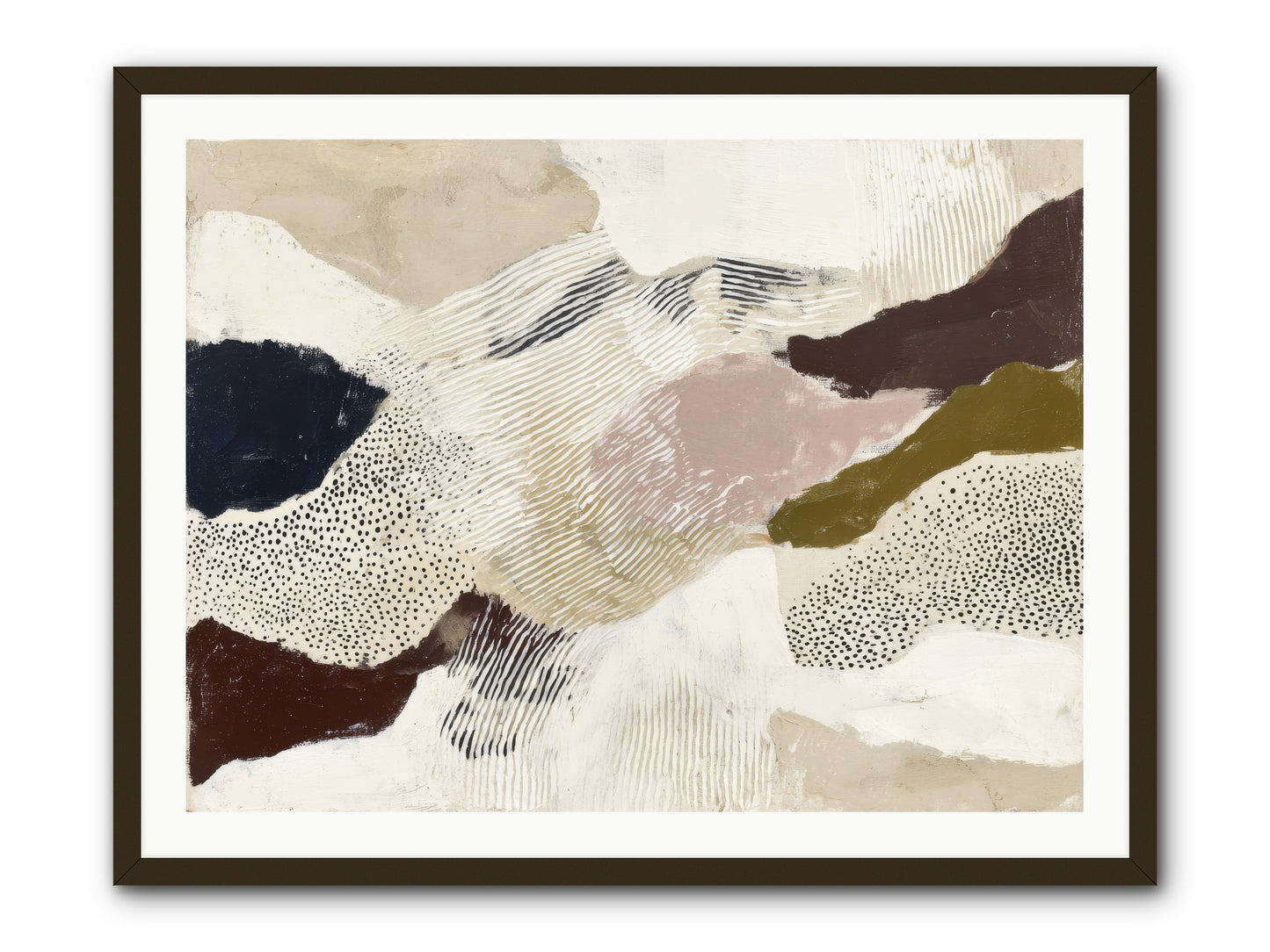Hushed -- Framed Print - Black 40x30
