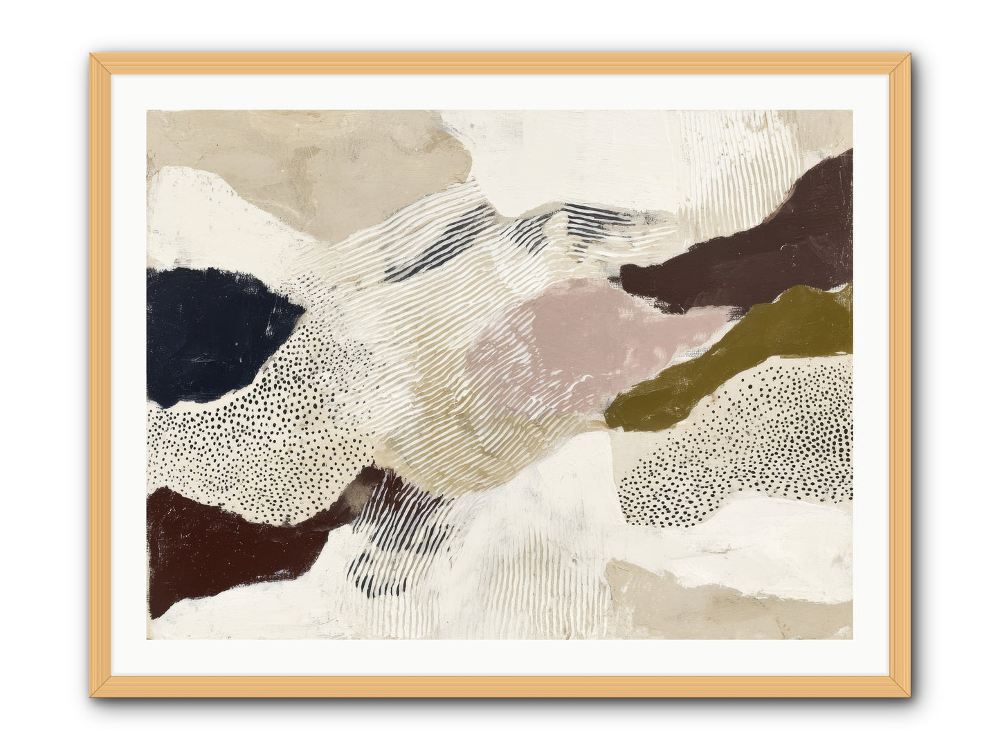 Hushed -- Framed Print - Natural 40x30