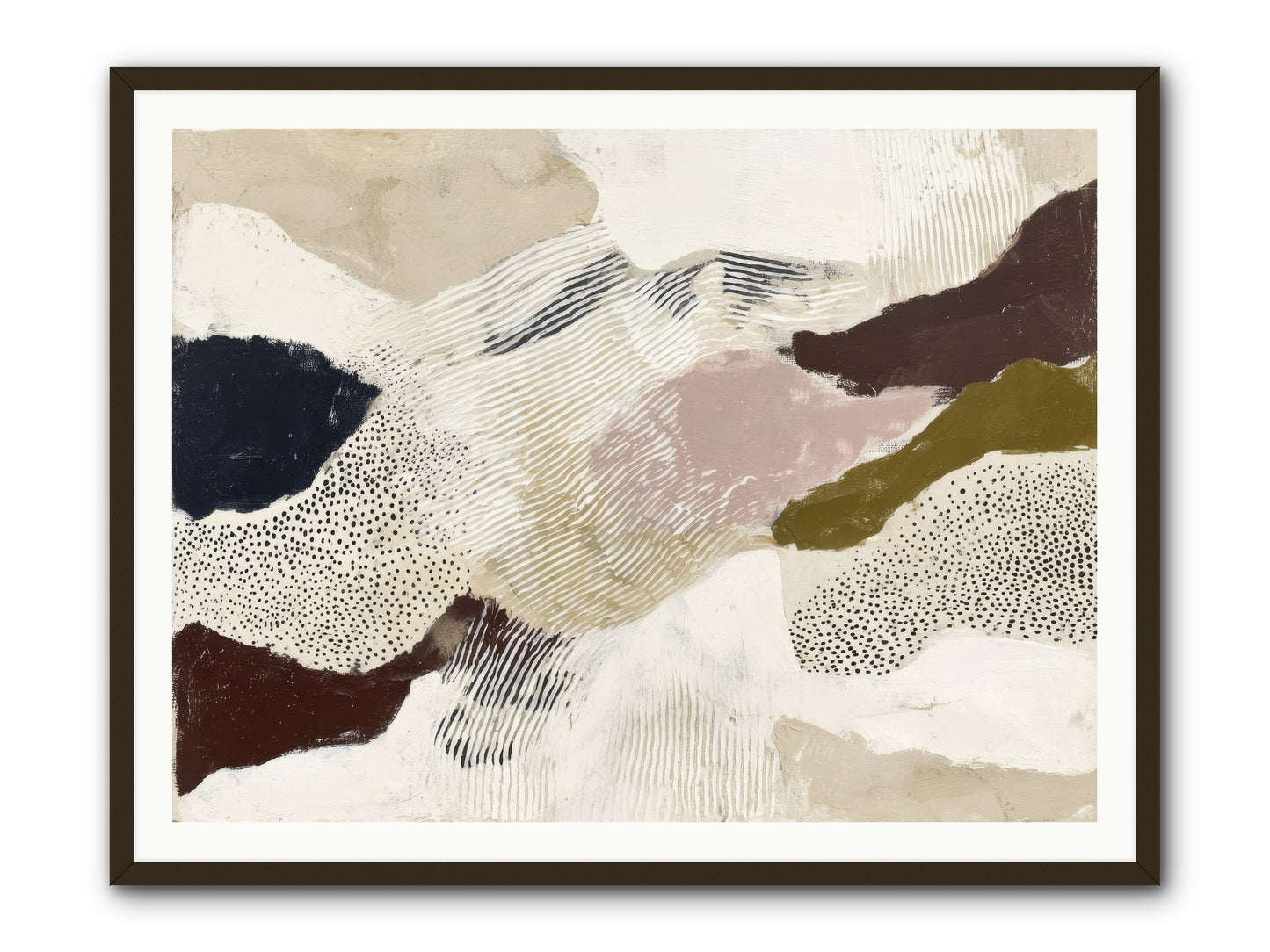 Hushed -- Framed Print - Black 48x36