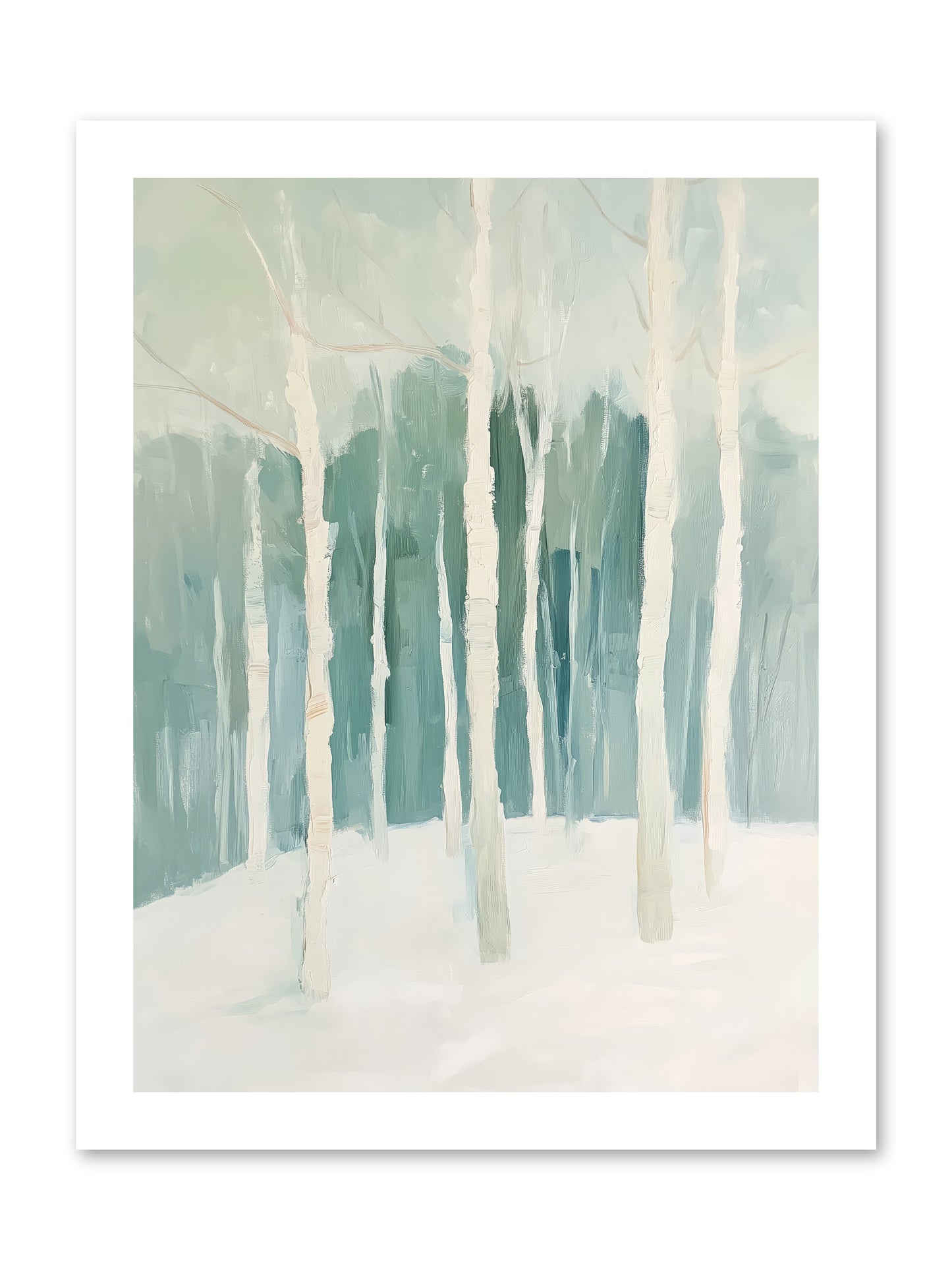 Icy Wonderland -- Paper Print 12x16