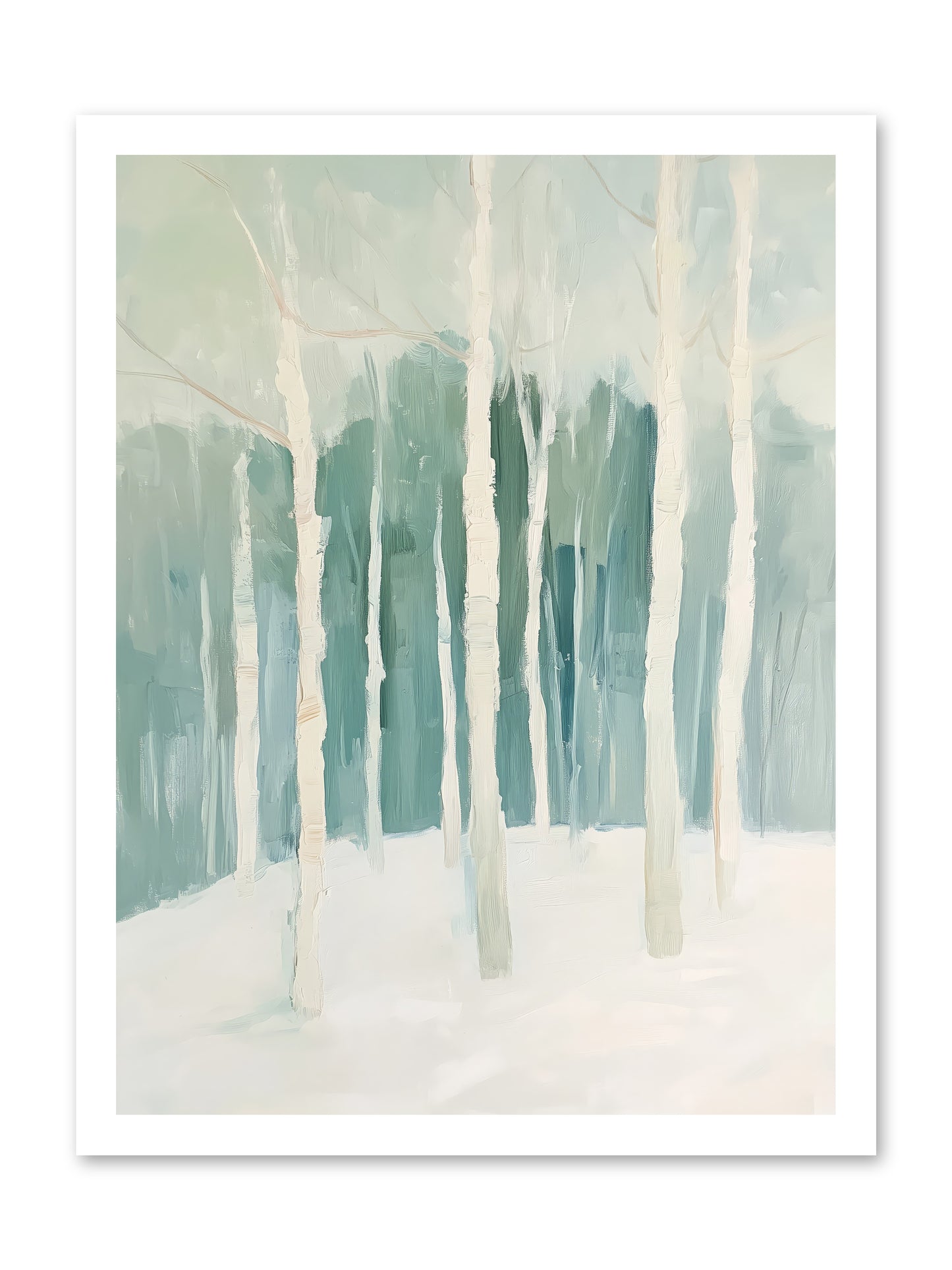 Icy Wonderland -- Loose Canvas Print 18x24