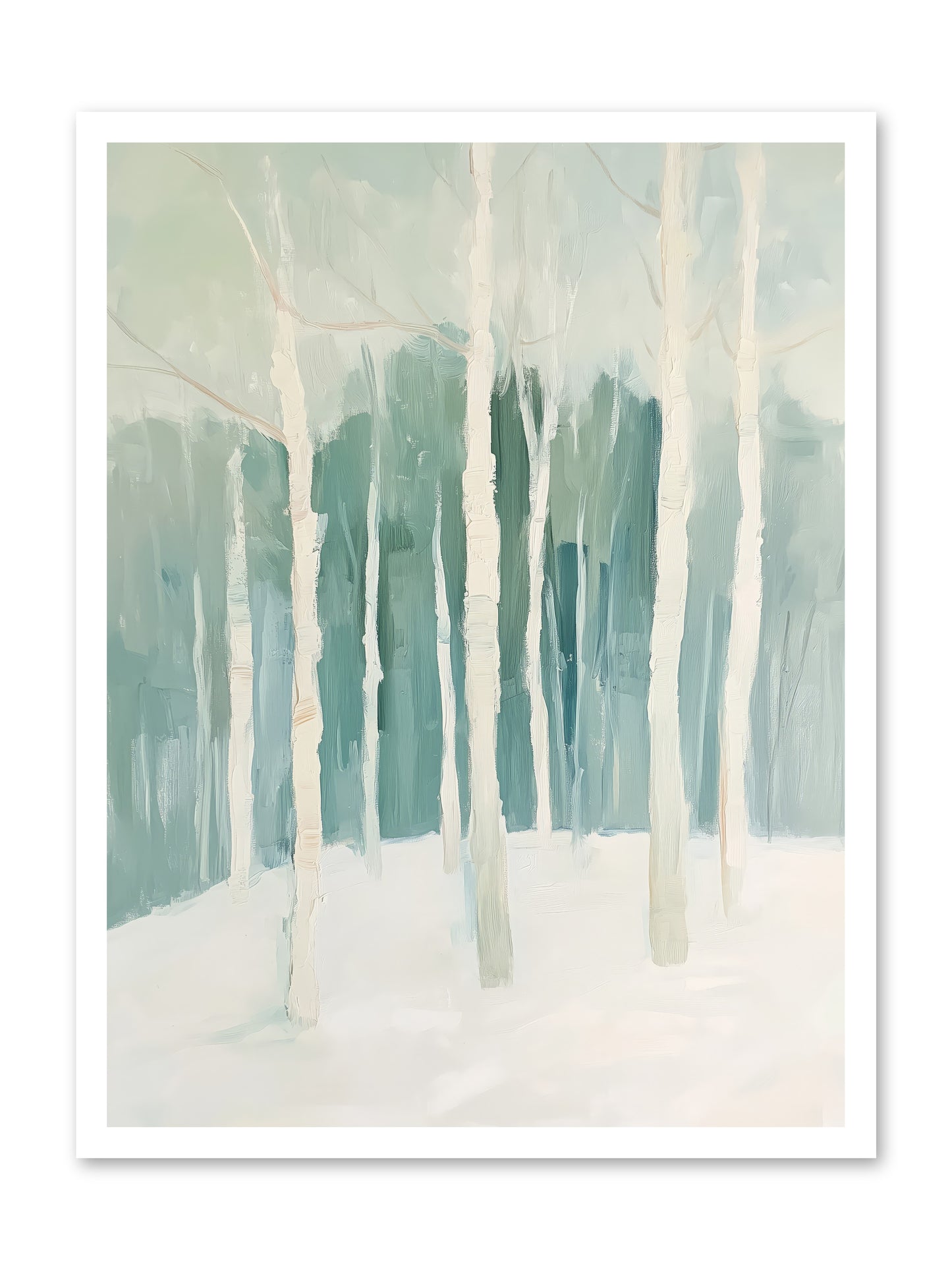 Icy Wonderland -- Paper Print 24x32