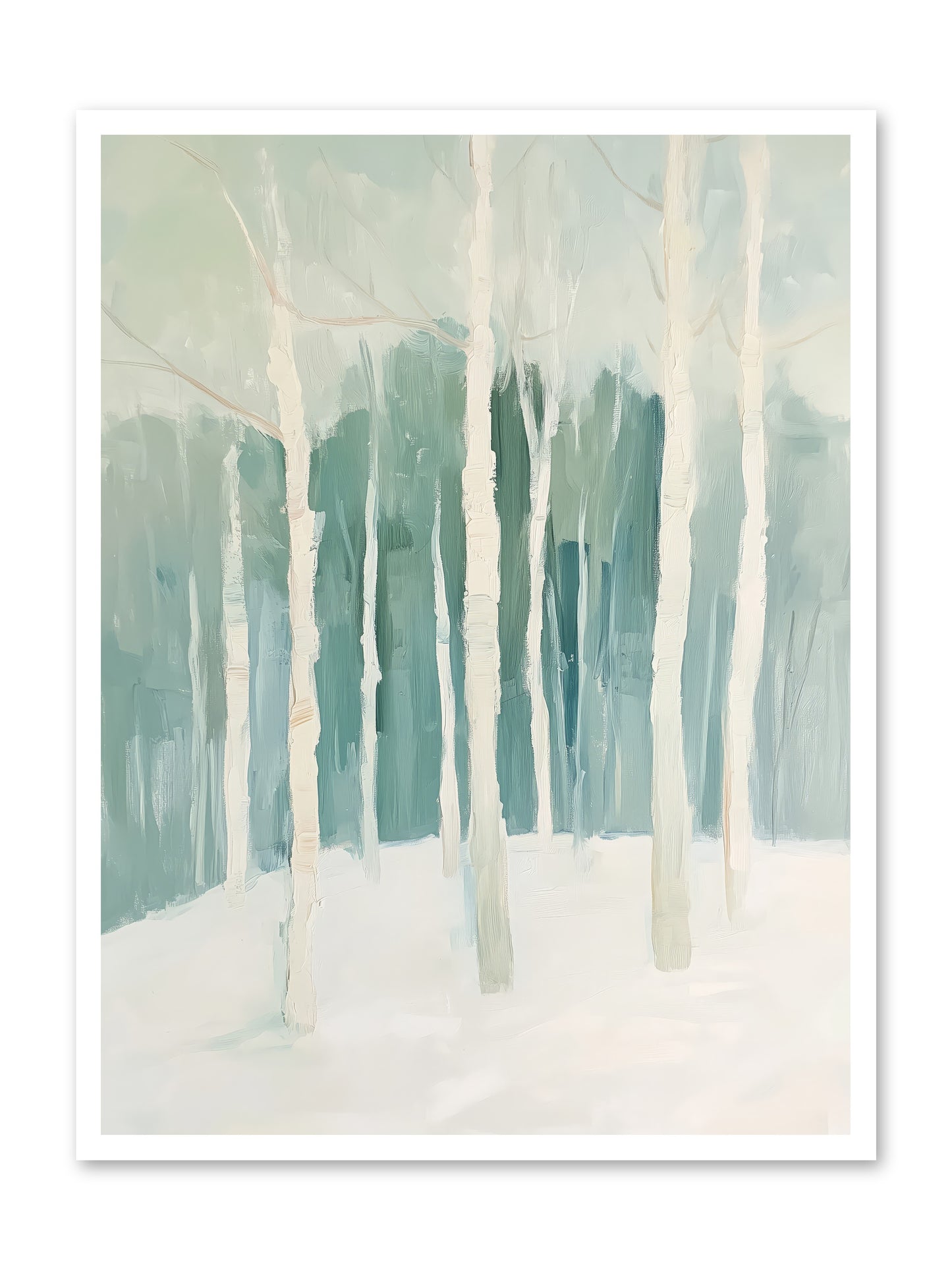 Icy Wonderland -- Paper Print 30x40