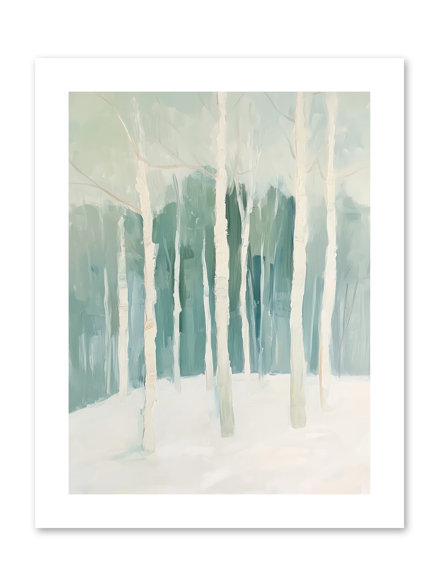 Icy Wonderland -- Paper Print 9x12