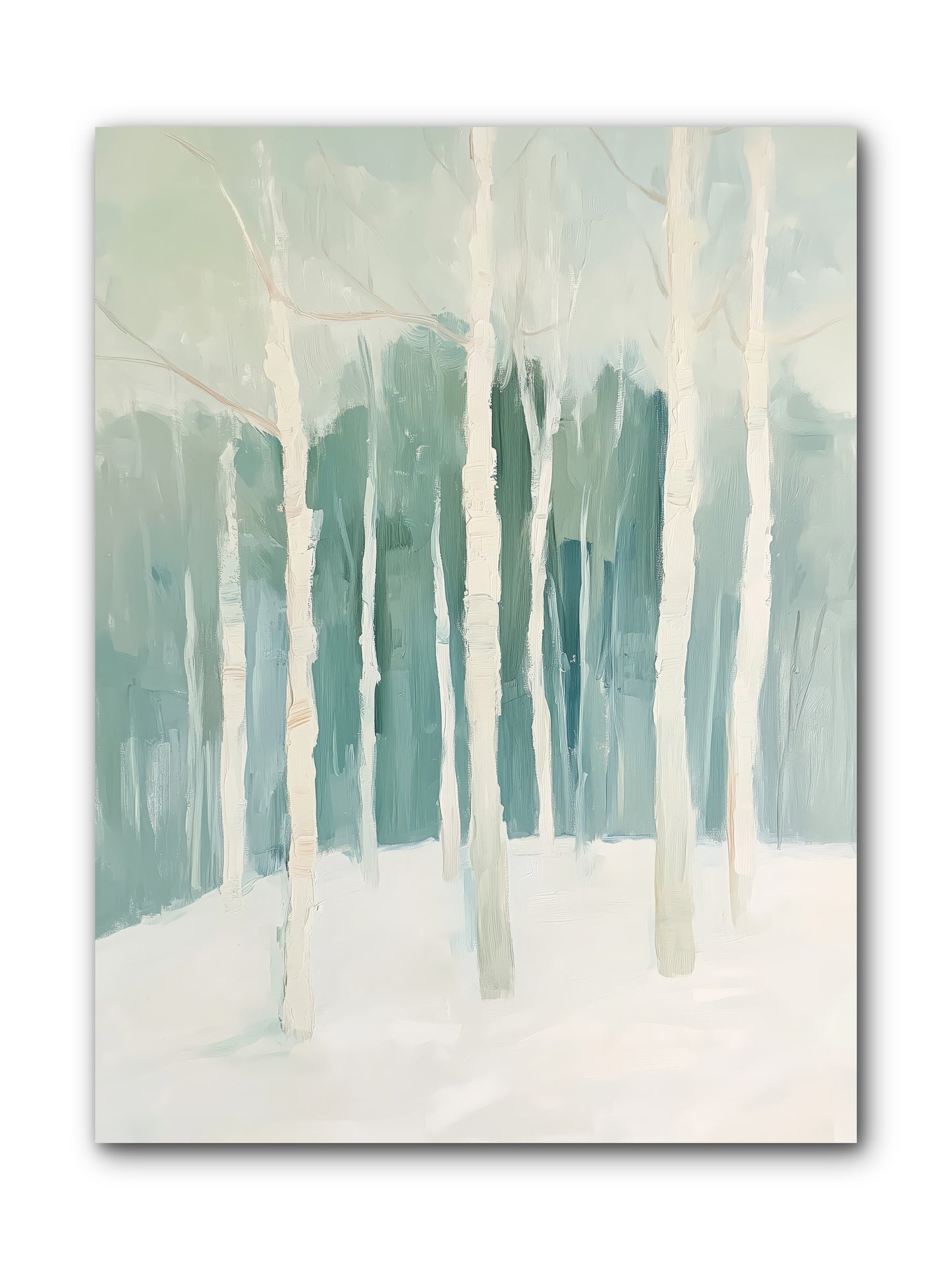 Icy Wonderland -- Wrapped Canvas 9x12