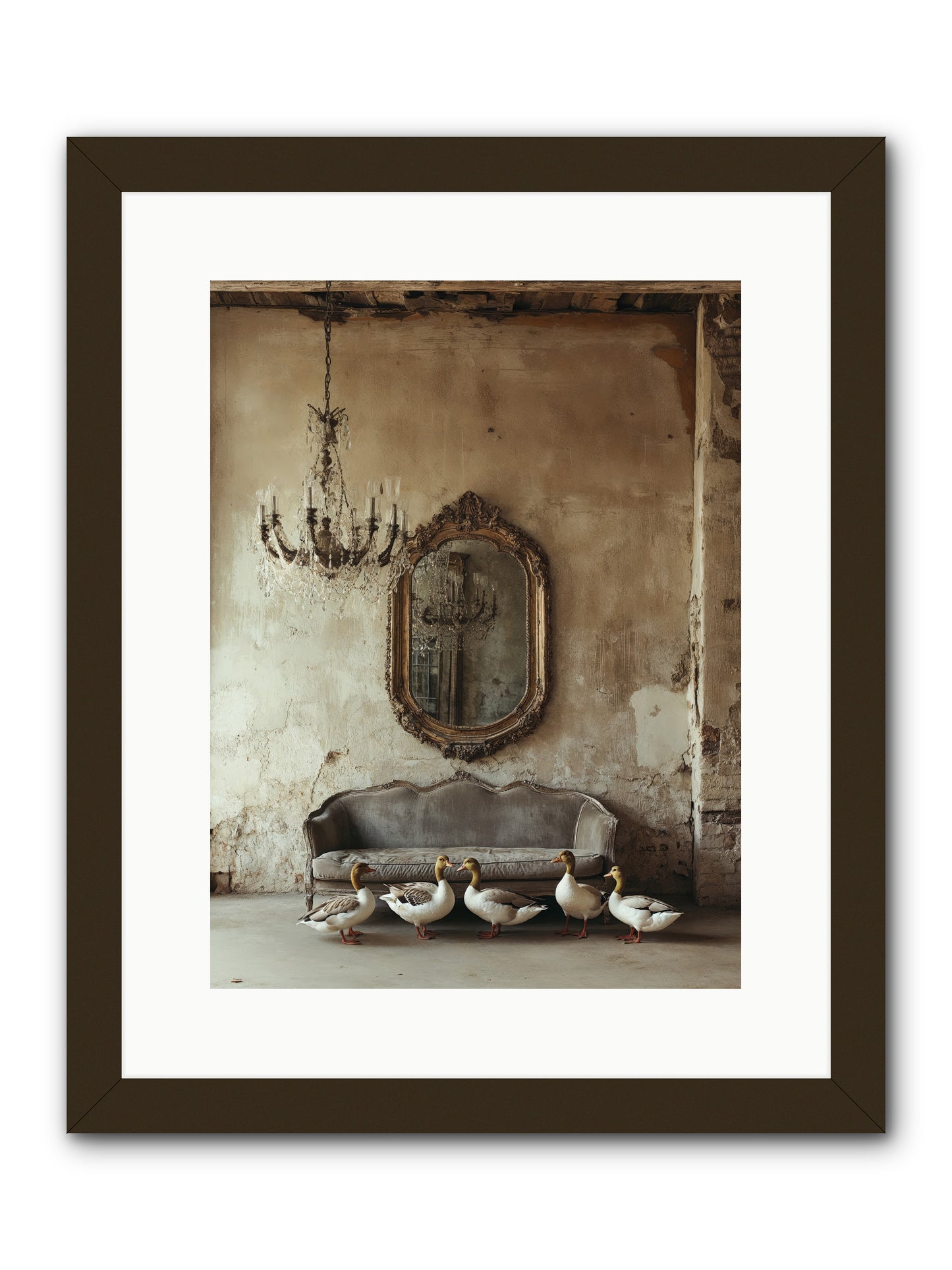 Idle Hour -- Framed Print - Black 12x16