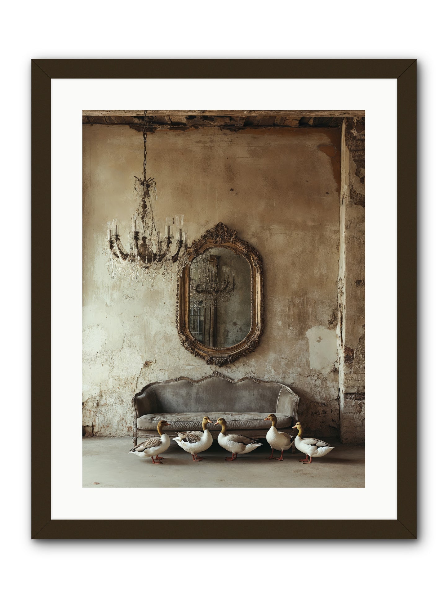 Idle Hour -- Framed Print - Black 18x24