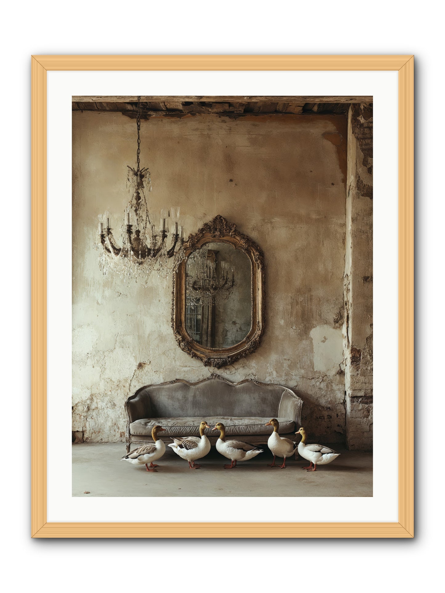 Idle Hour -- Framed Print - Natural 24x32