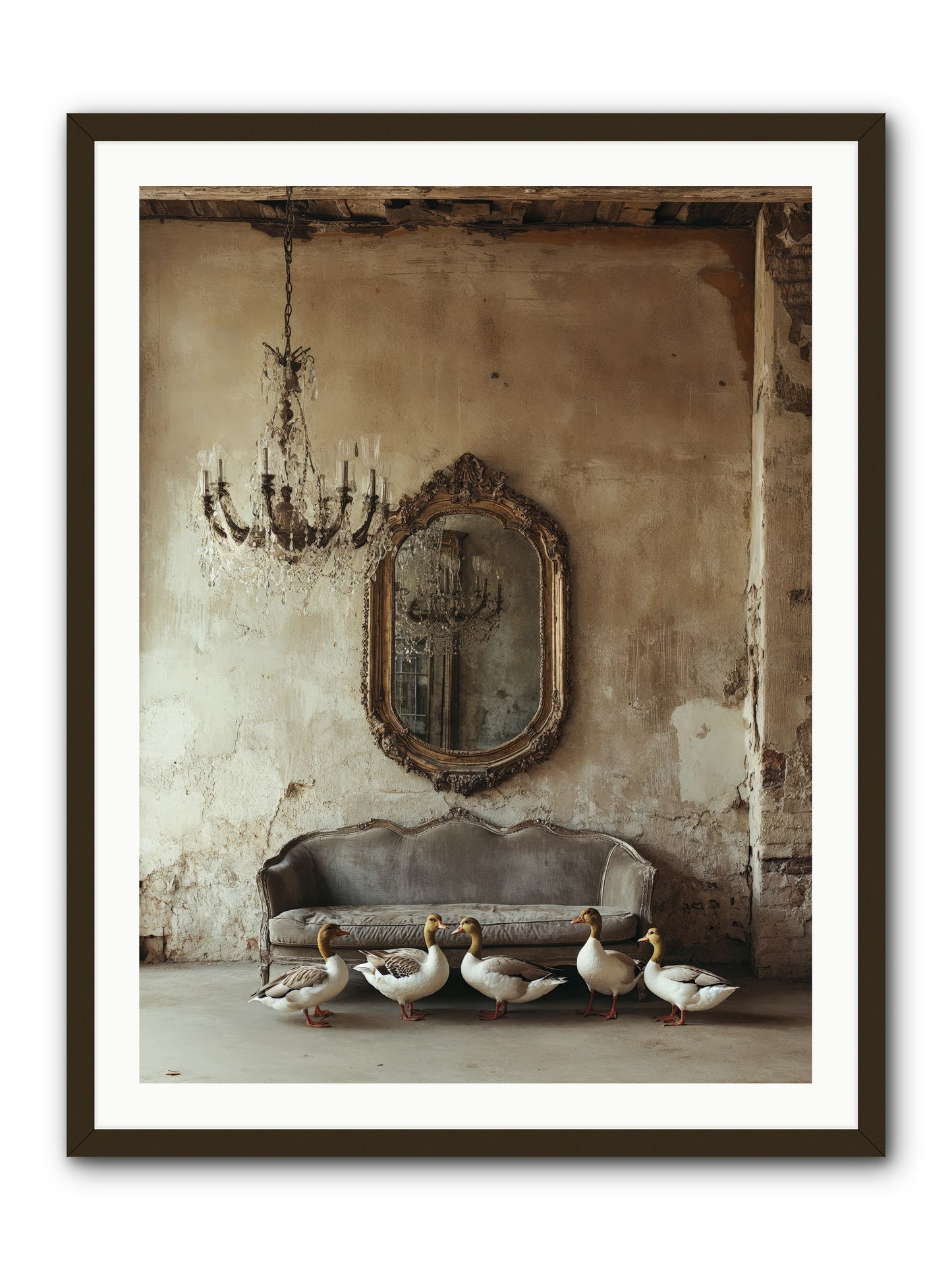 Idle Hour -- Framed Print - Black 30x40