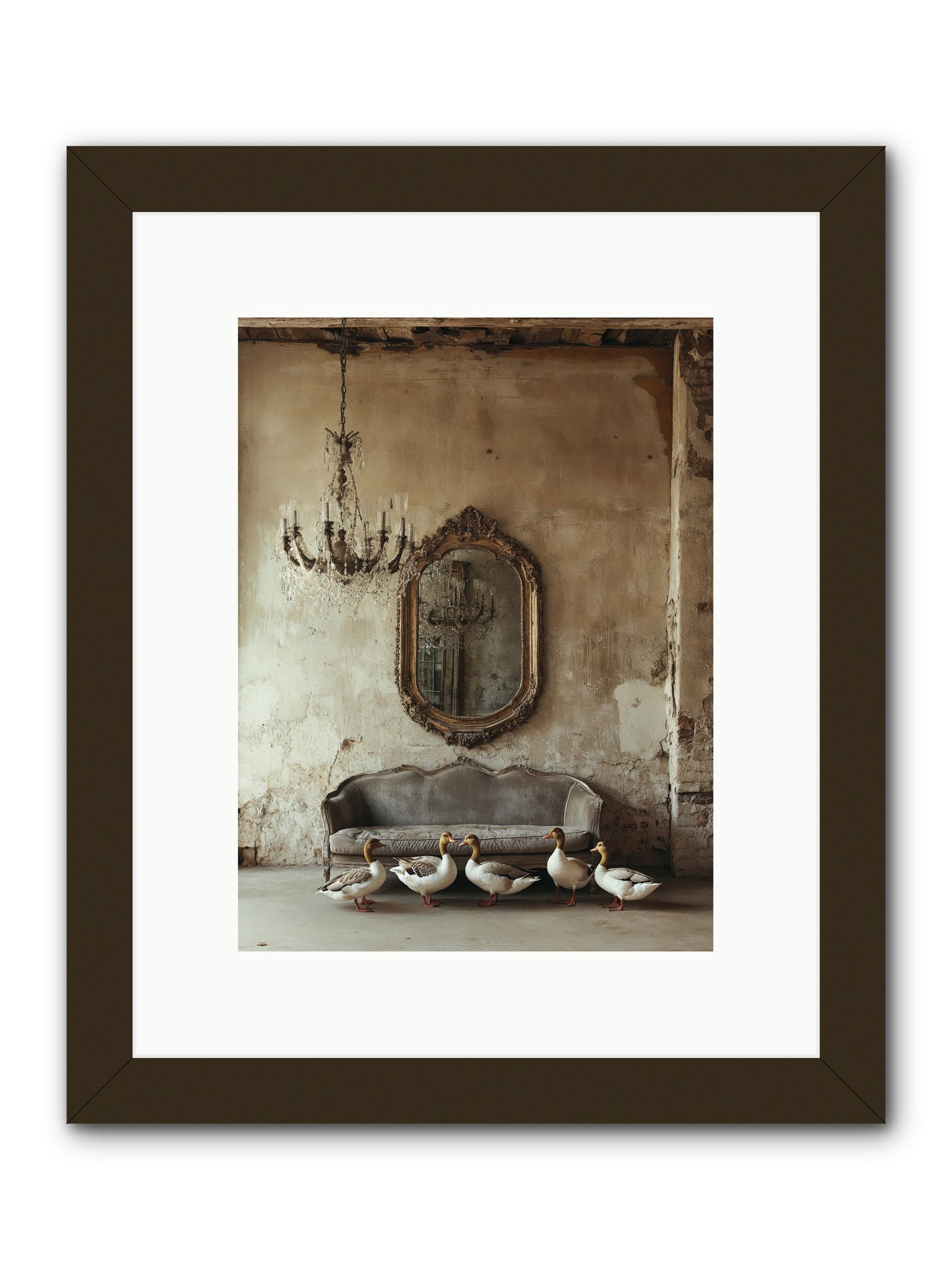 Idle Hour -- Framed Print - Black 9x12