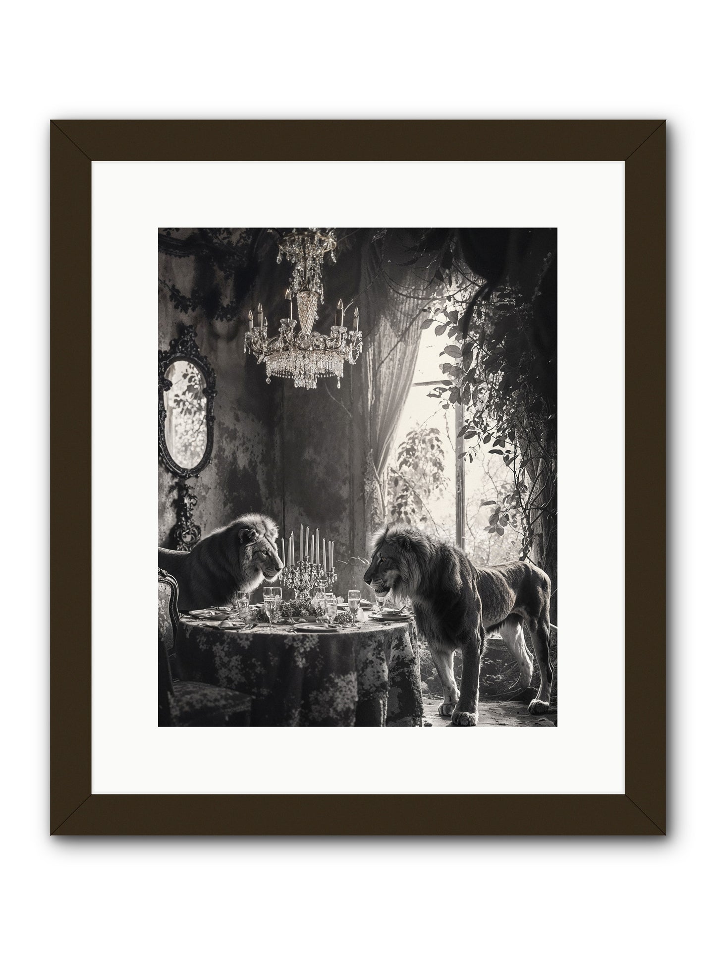 If I'm Lyin' -- Framed Print - Black 12x15
