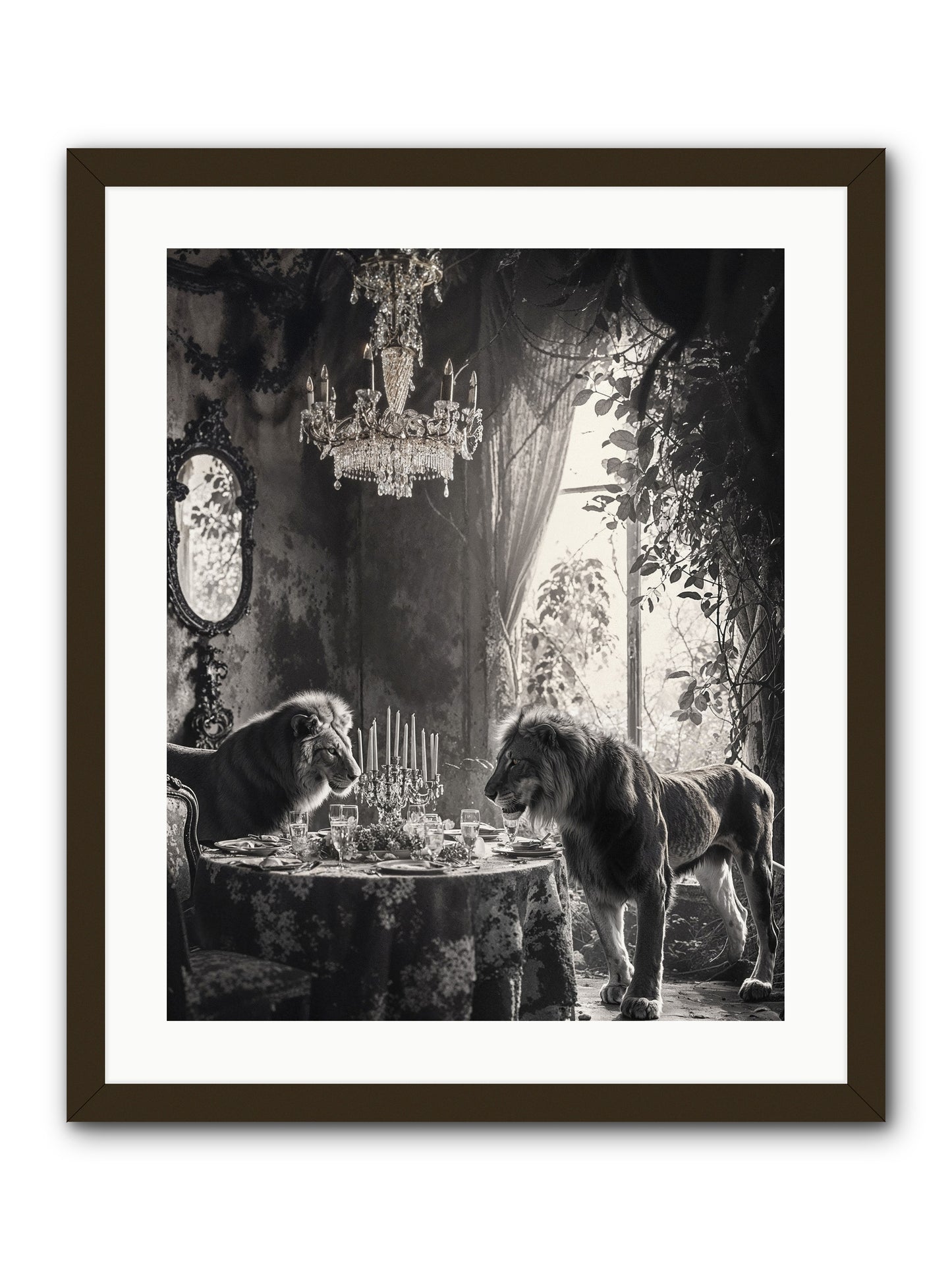 If I'm Lyin' -- Framed Print - Black 20x25