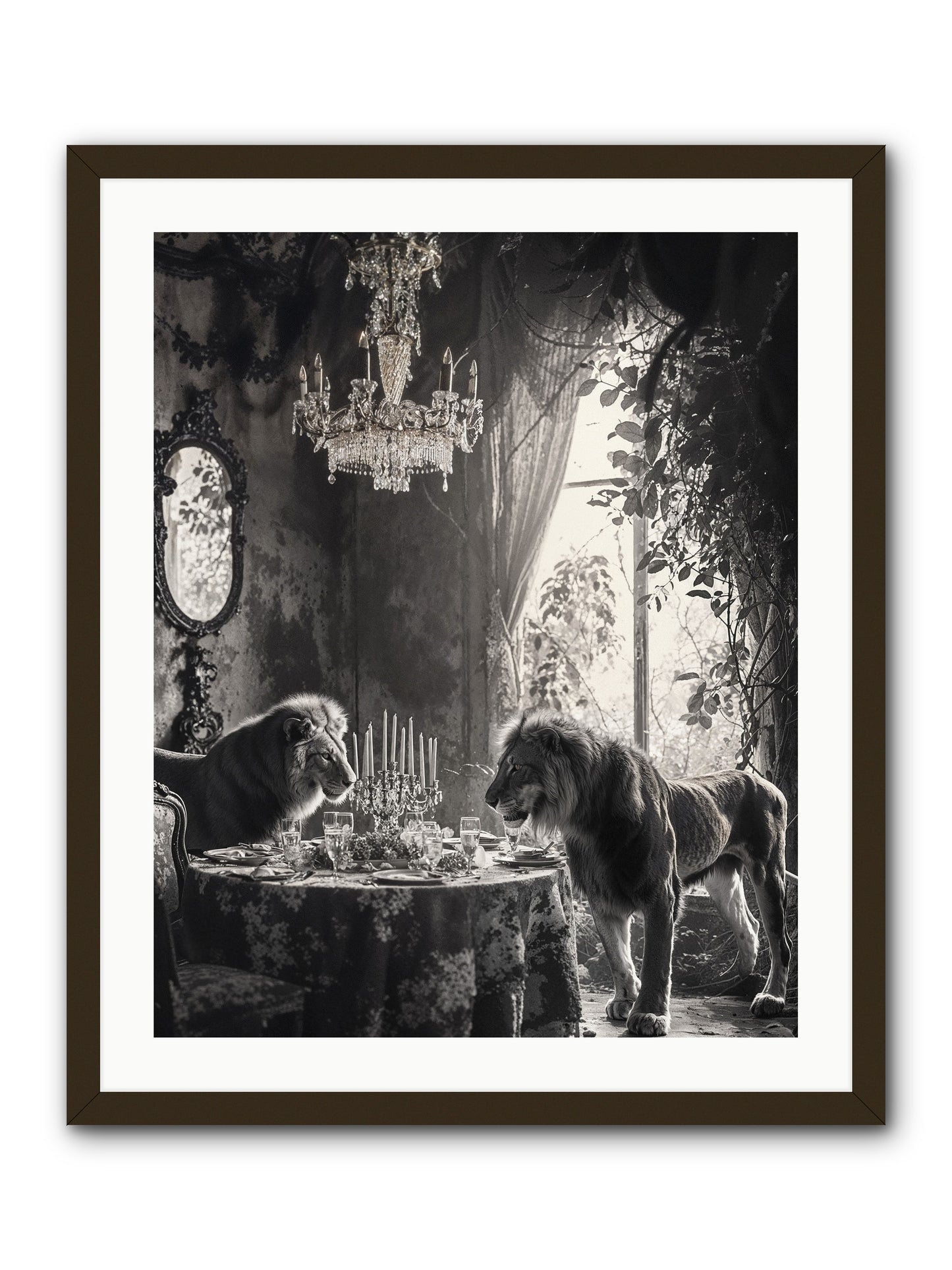 If I'm Lyin' -- Framed Print - Black 24x30