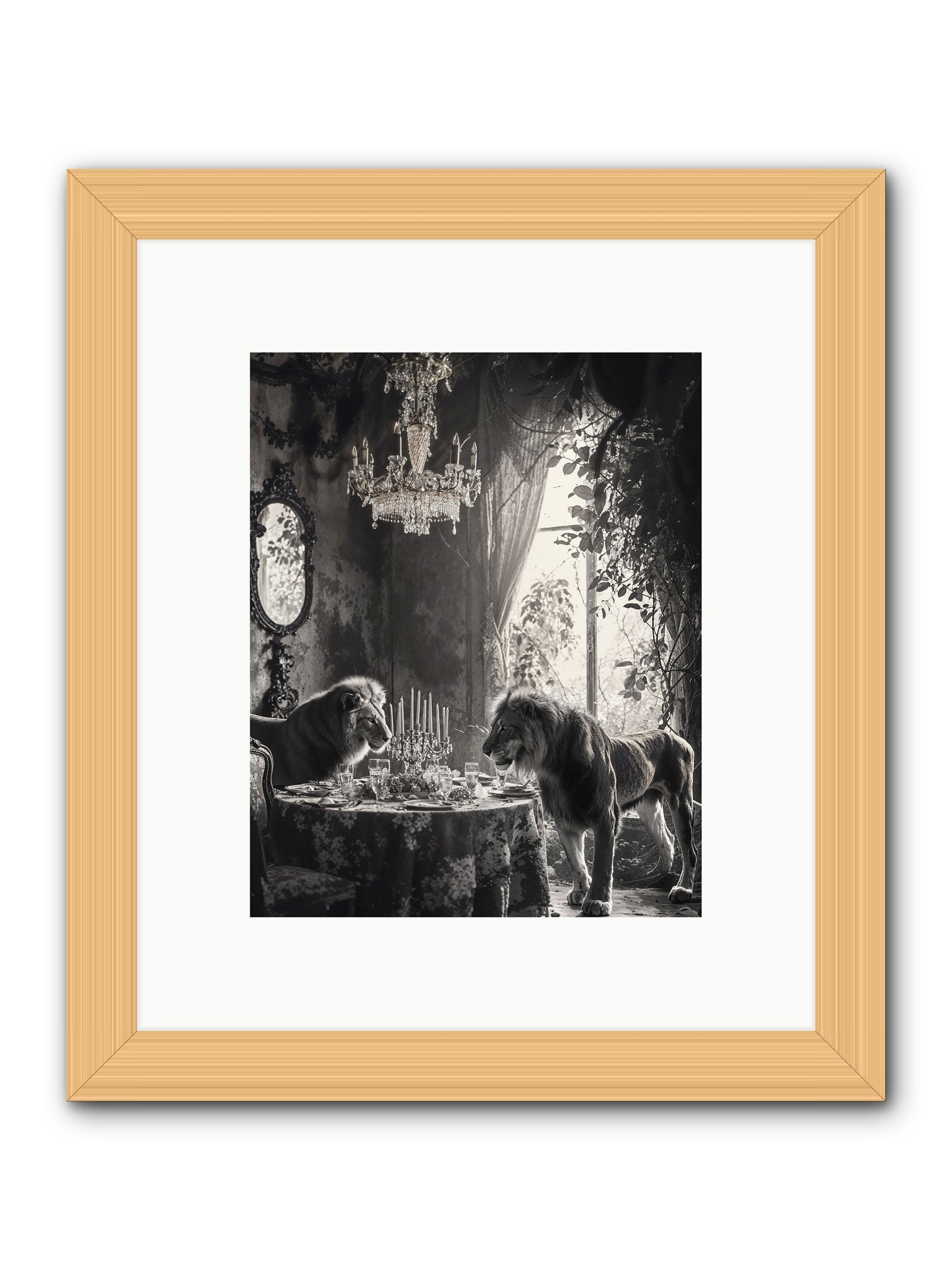If I'm Lyin' -- Framed Print - Natural 8x10