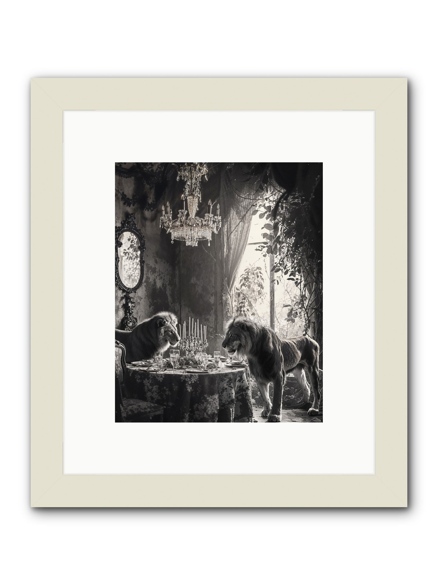 If I'm Lyin' -- Framed Print - White 8x10