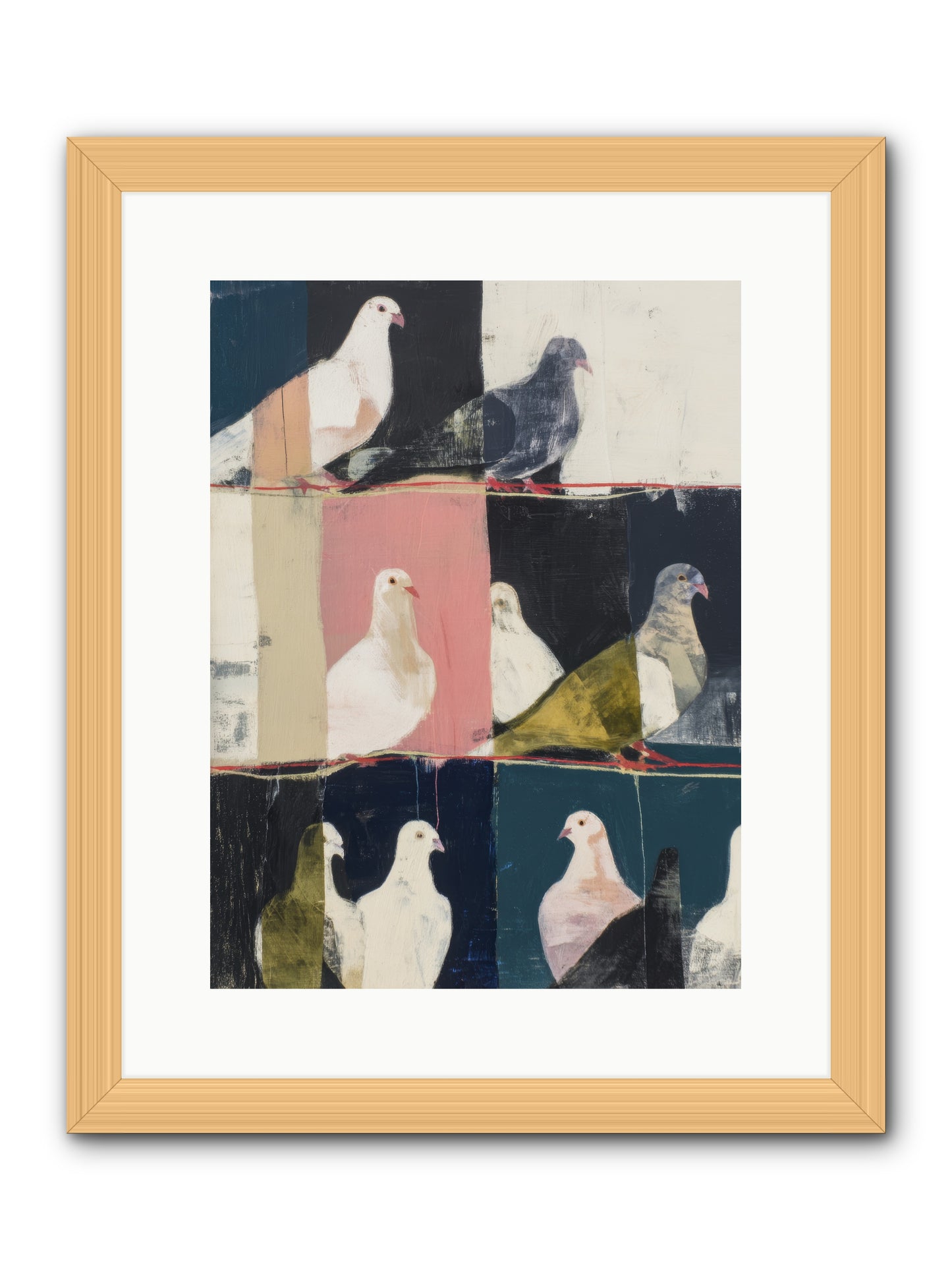 Illuminated -- Framed Print - Natural 12x16
