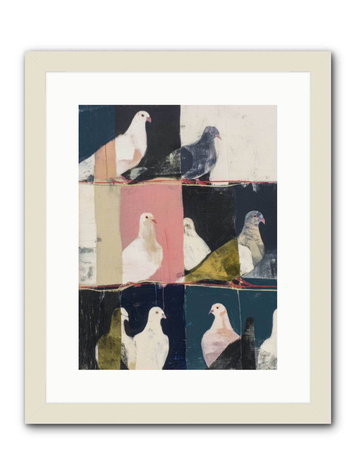 Illuminated -- Framed Print - White 12x16