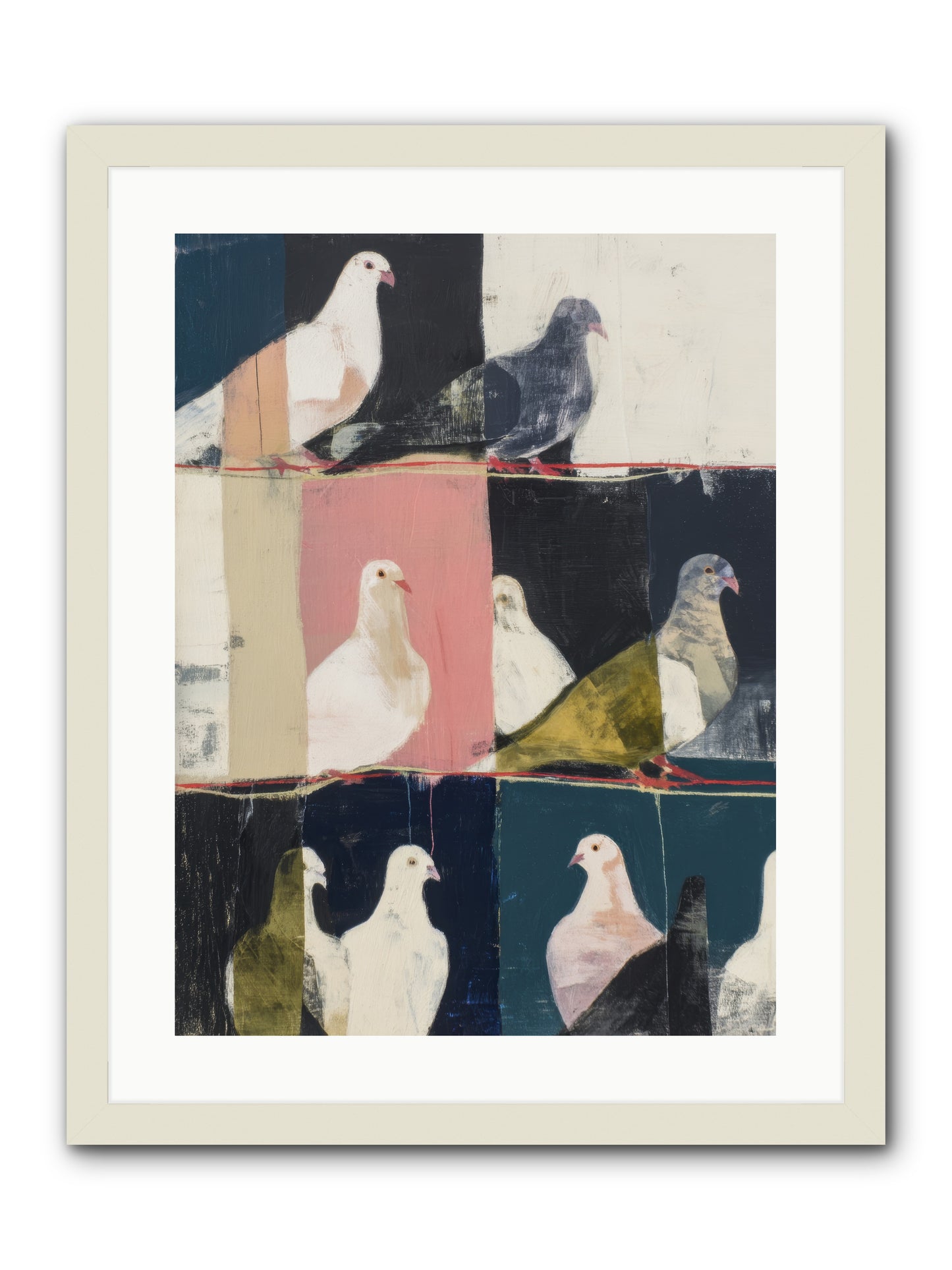 Illuminated -- Framed Print - White 18x24