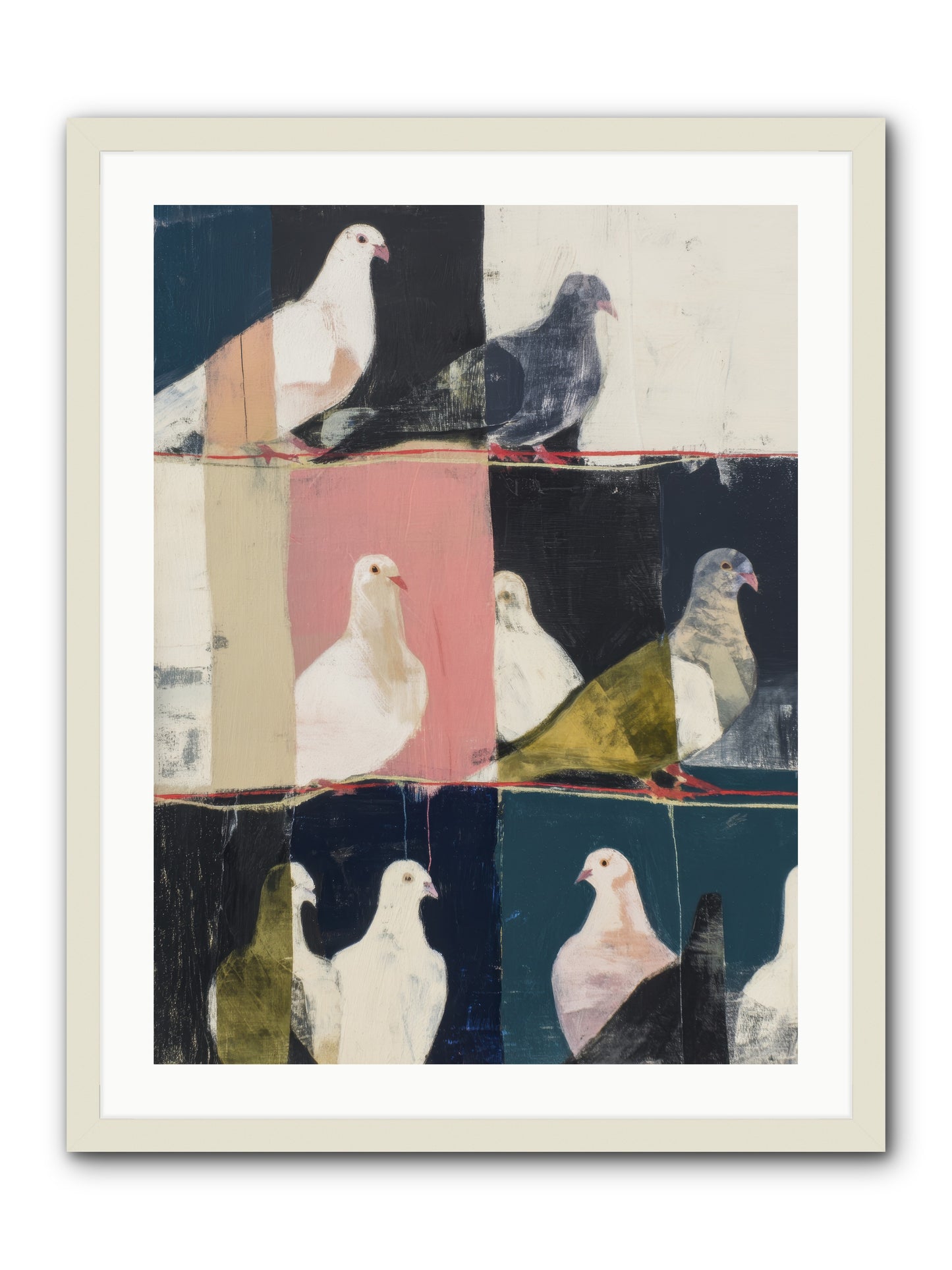 Illuminated -- Framed Print - White 24x32