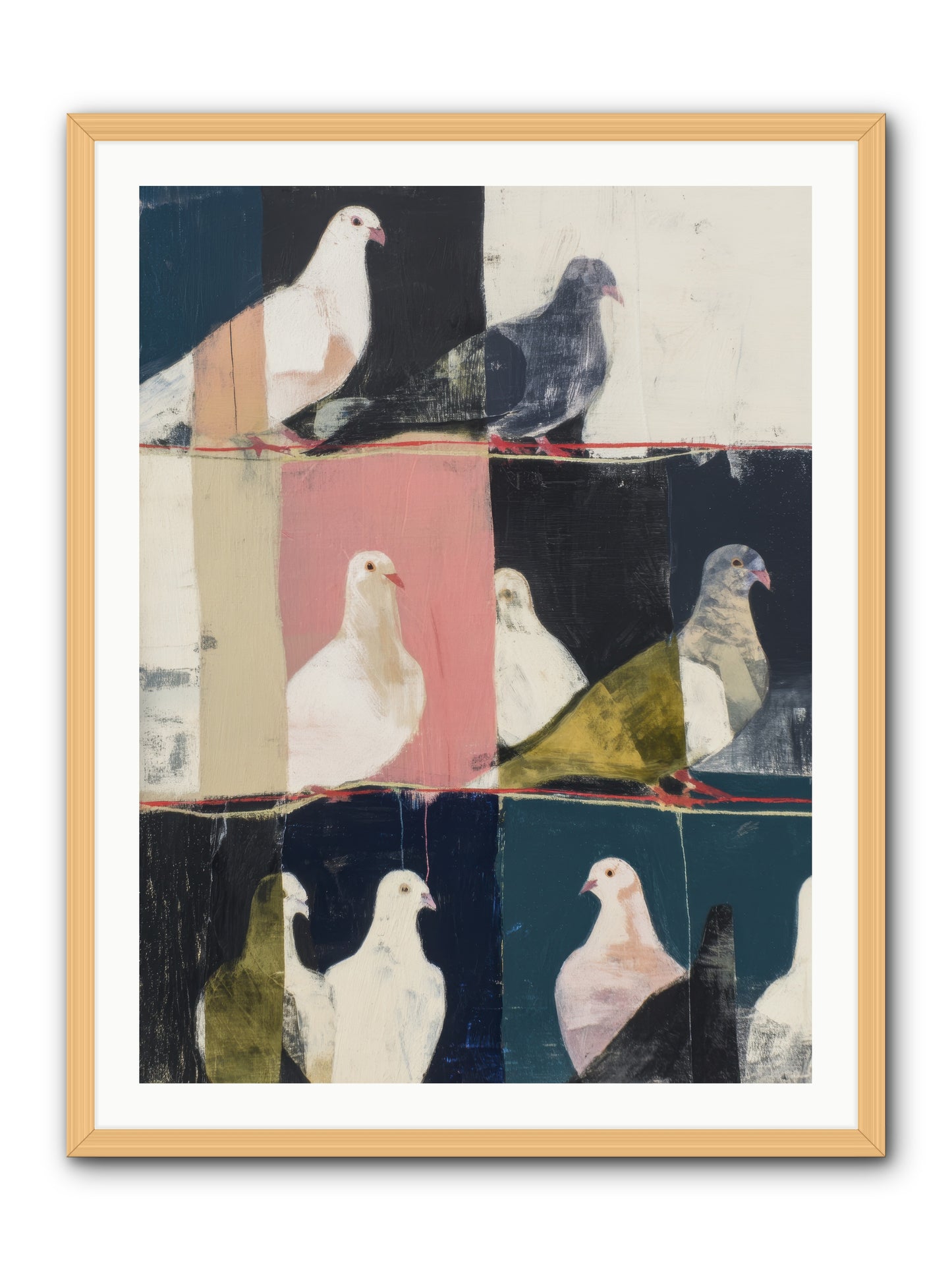 Illuminated -- Framed Print - Natural 30x40