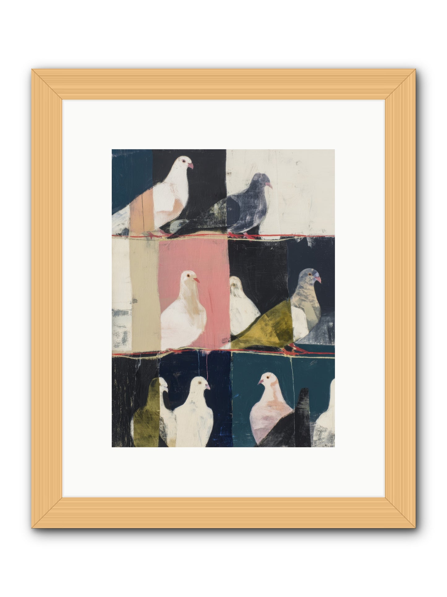 Illuminated -- Framed Print - Natural 9x12