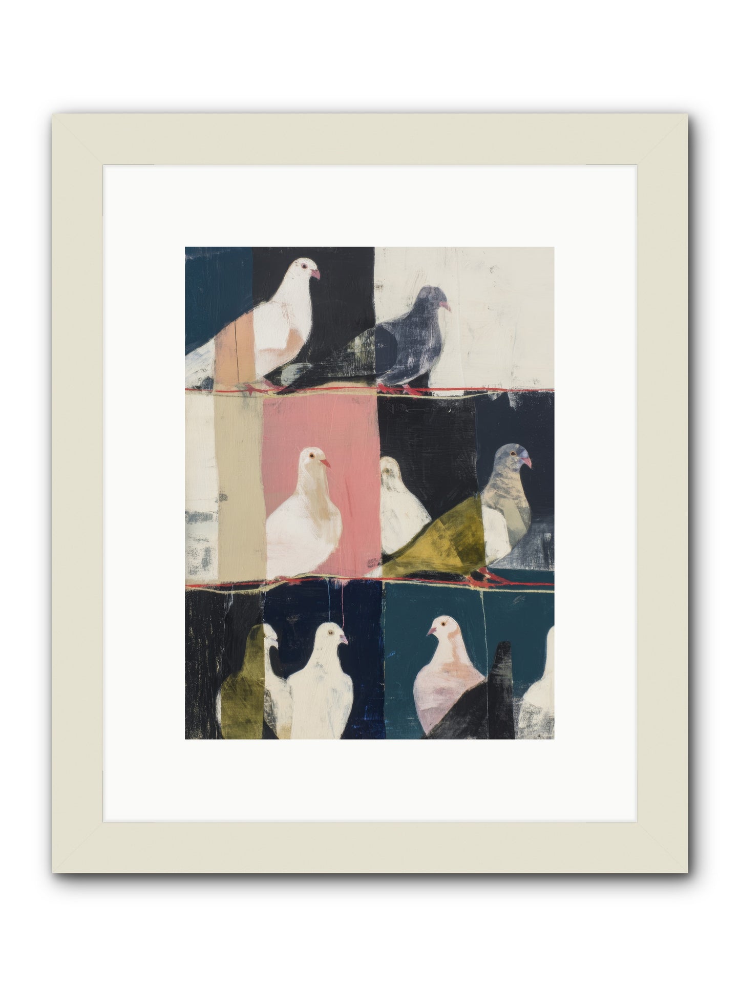 Illuminated -- Framed Print - White 9x12