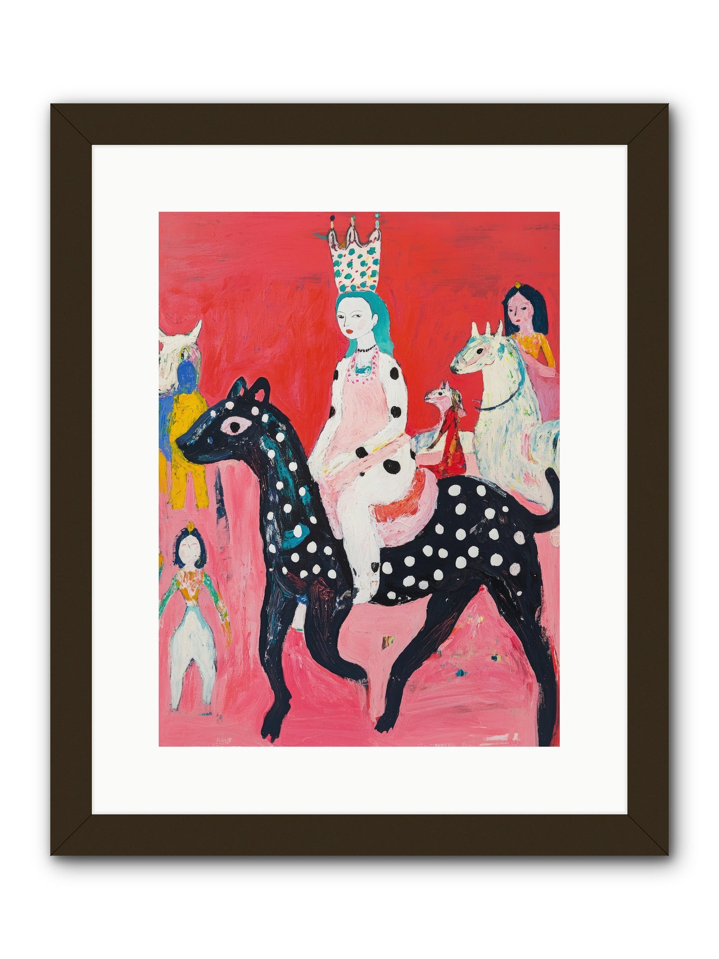 Imperial Chase -- Framed Print - Black 12x16