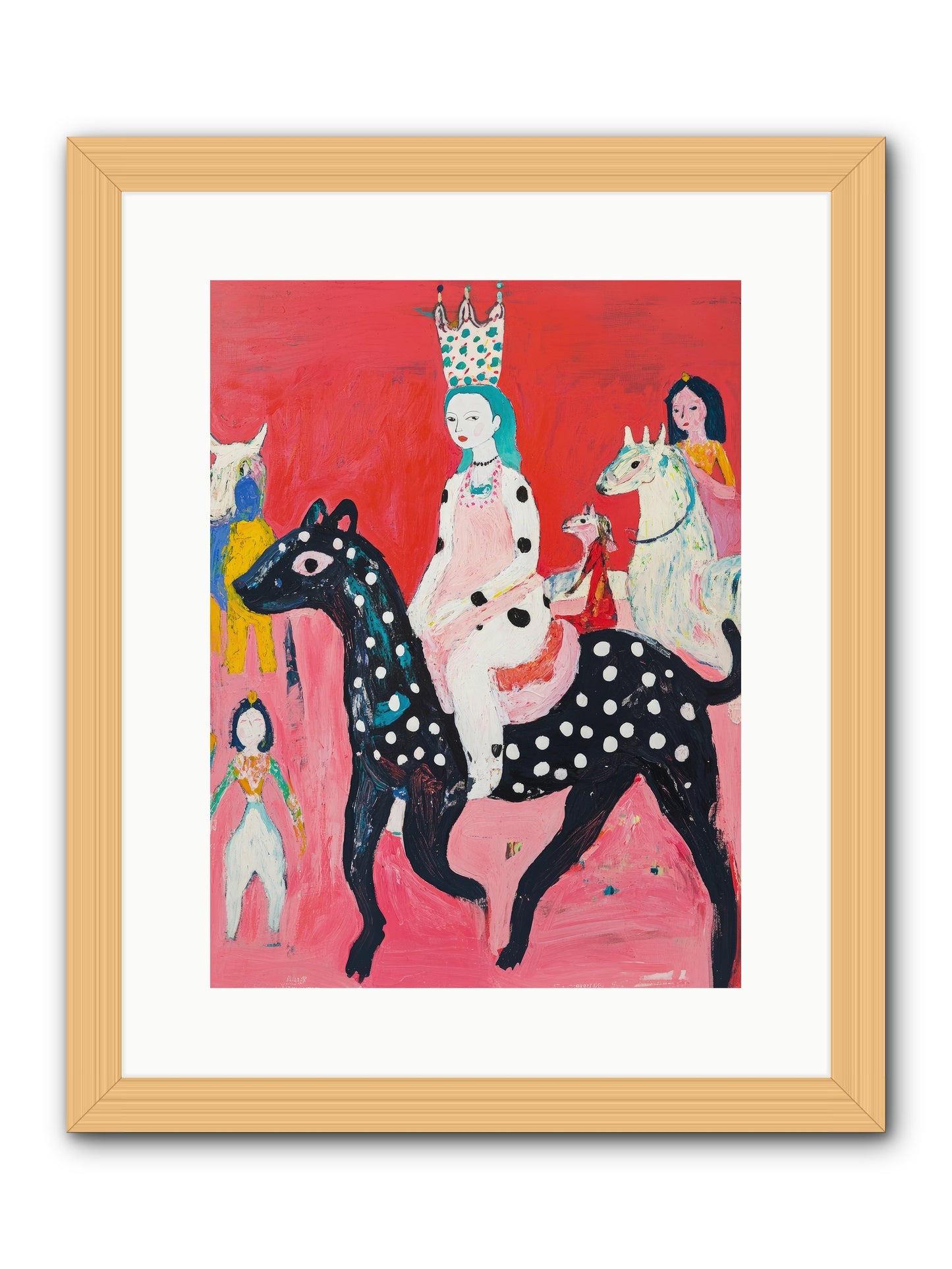 Imperial Chase -- Framed Print - Natural 12x16