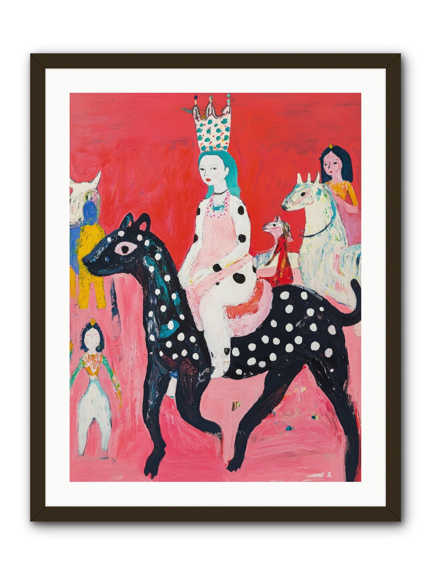 Imperial Chase -- Framed Print - Black 24x32