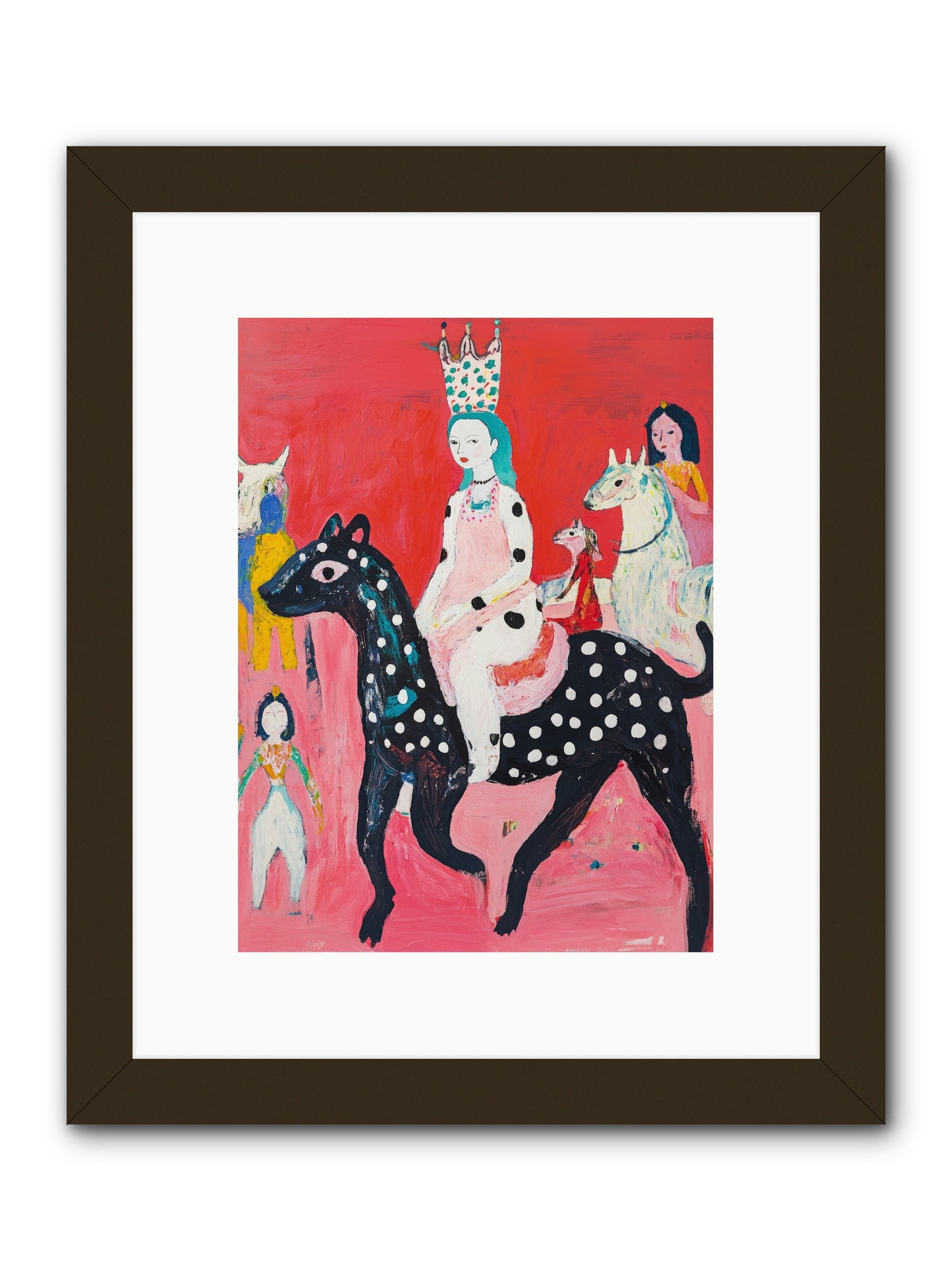 Imperial Chase -- Framed Print - Black 9x12