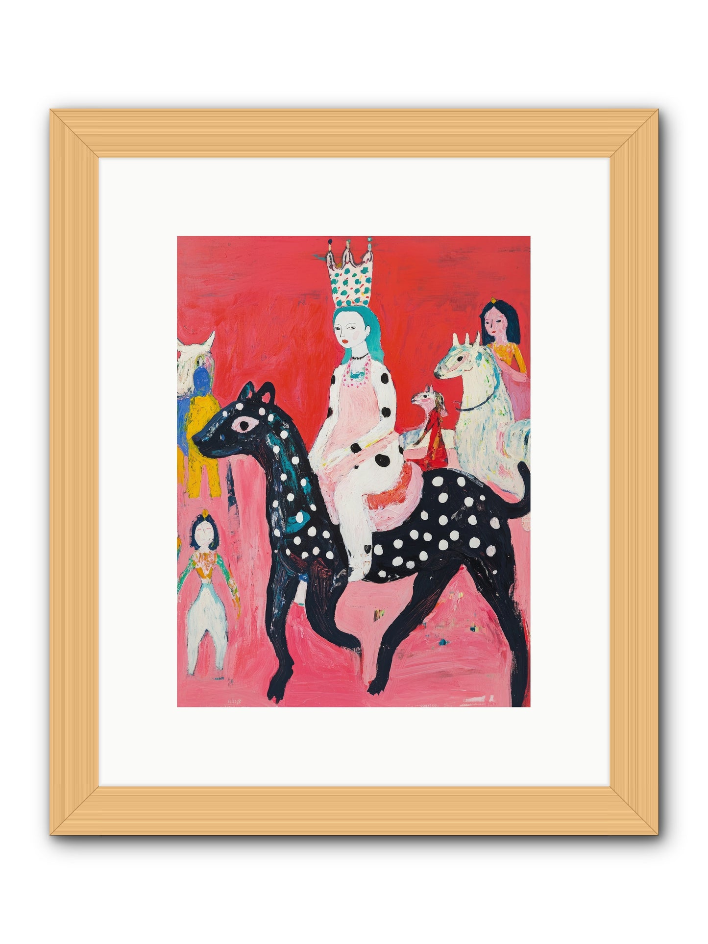 Imperial Chase -- Framed Print - Natural 9x12