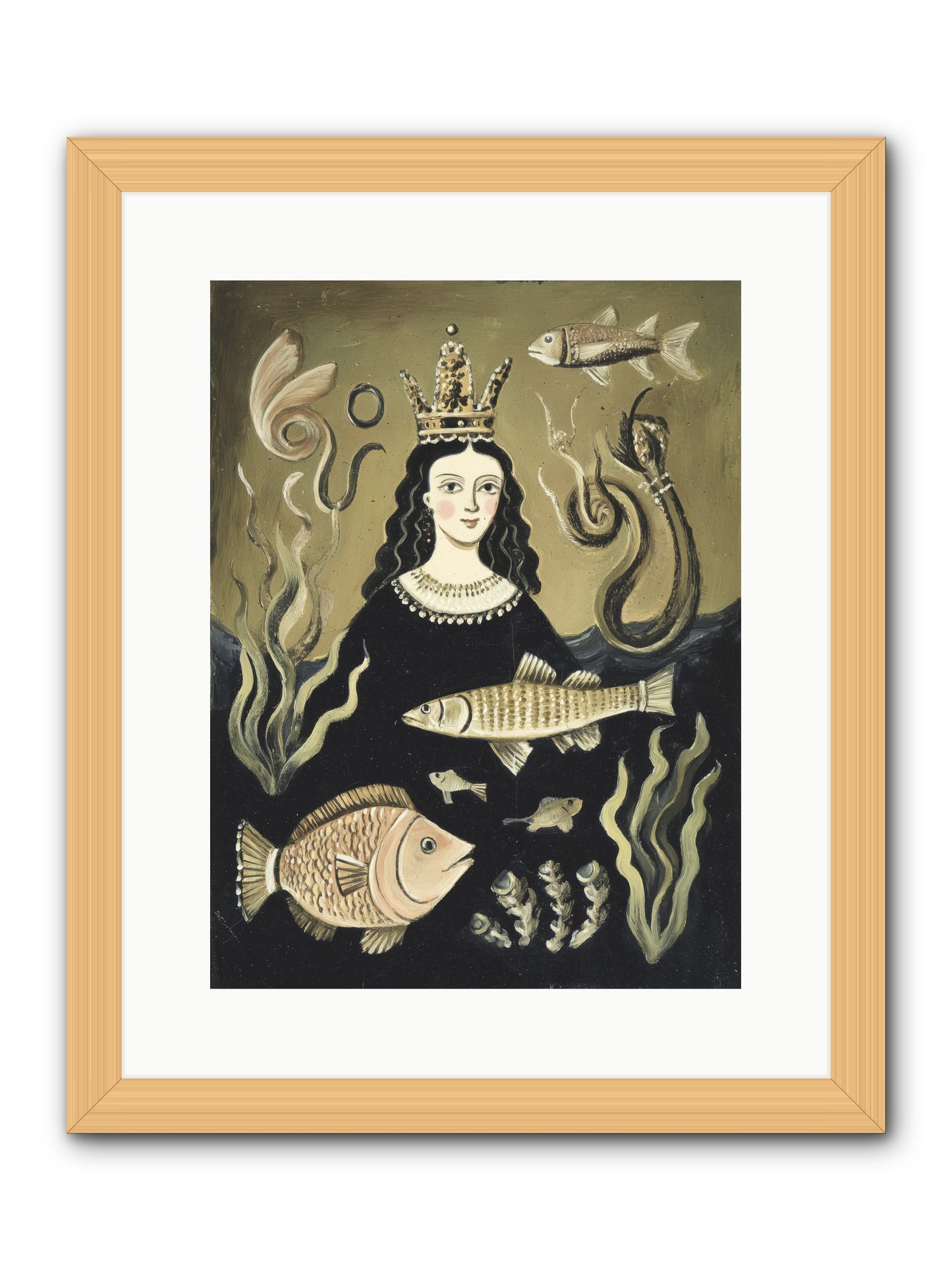 Imperial Waters -- Framed Print - Natural 12x16