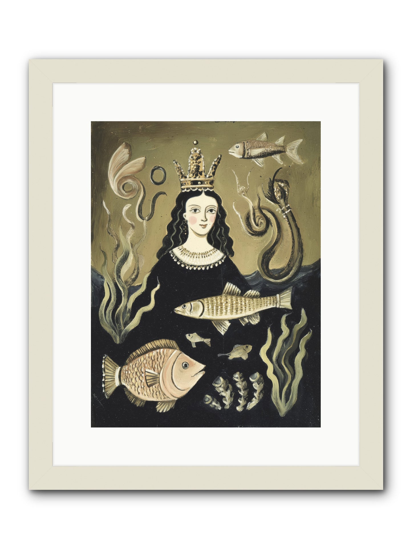 Imperial Waters -- Framed Print - White 12x16