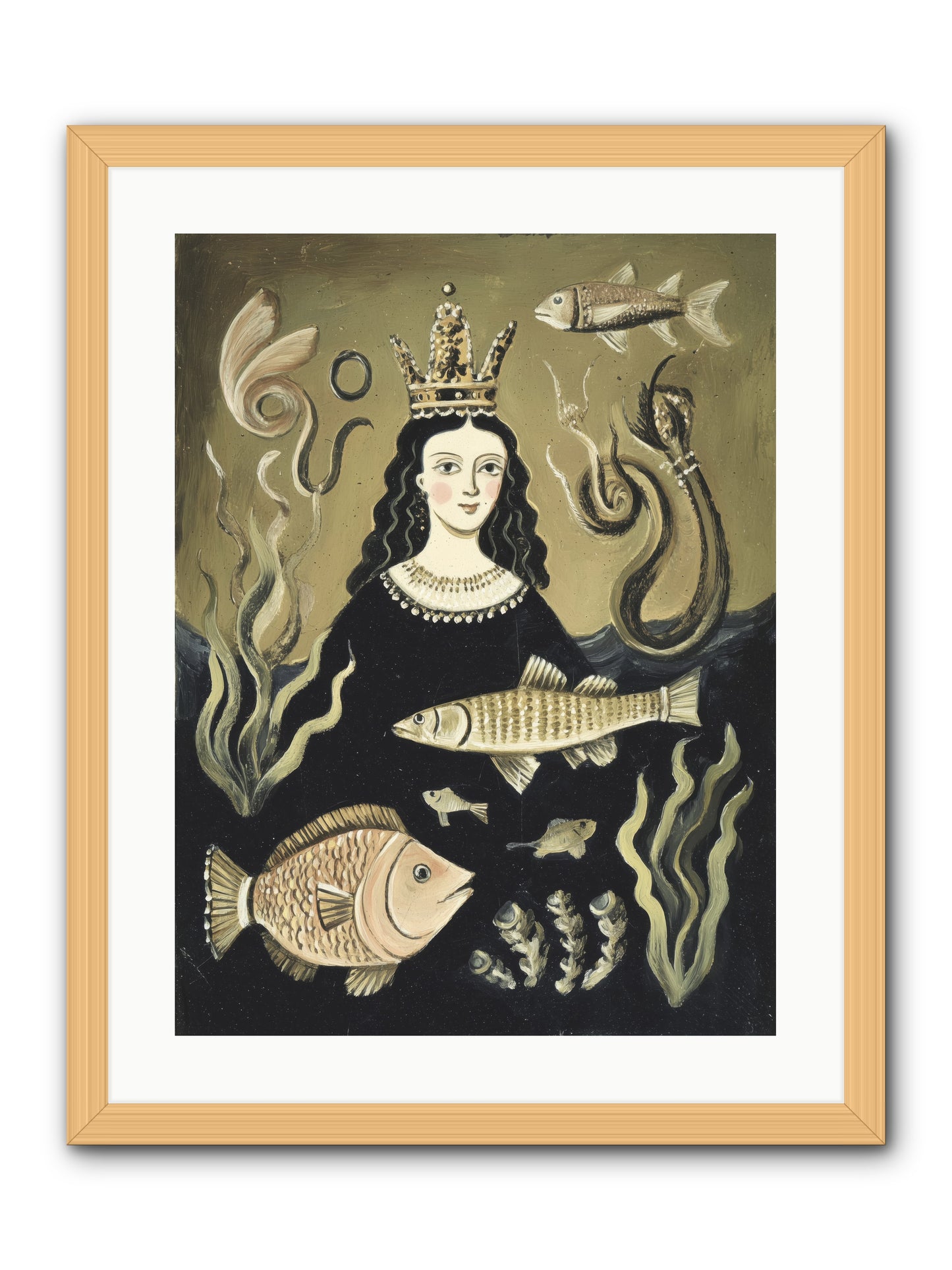 Imperial Waters -- Framed Print - Natural 18x24